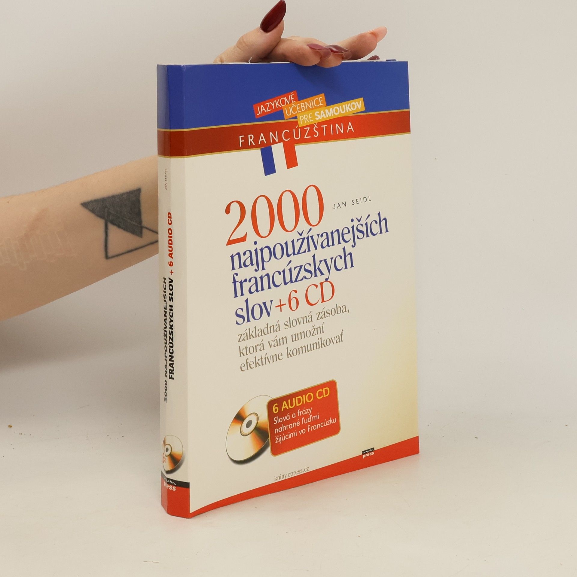 Jan Seidl 2000 najpoužívanejších francúzskych slov + 6CD