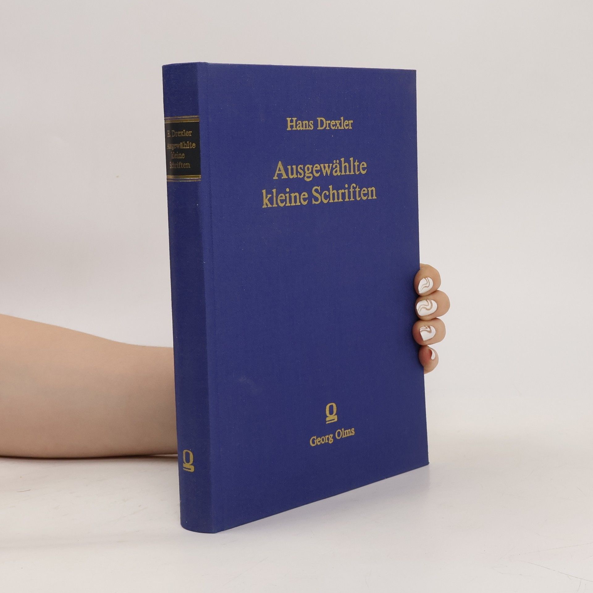 Hans Drexler Ausgewählte kleine Schriften