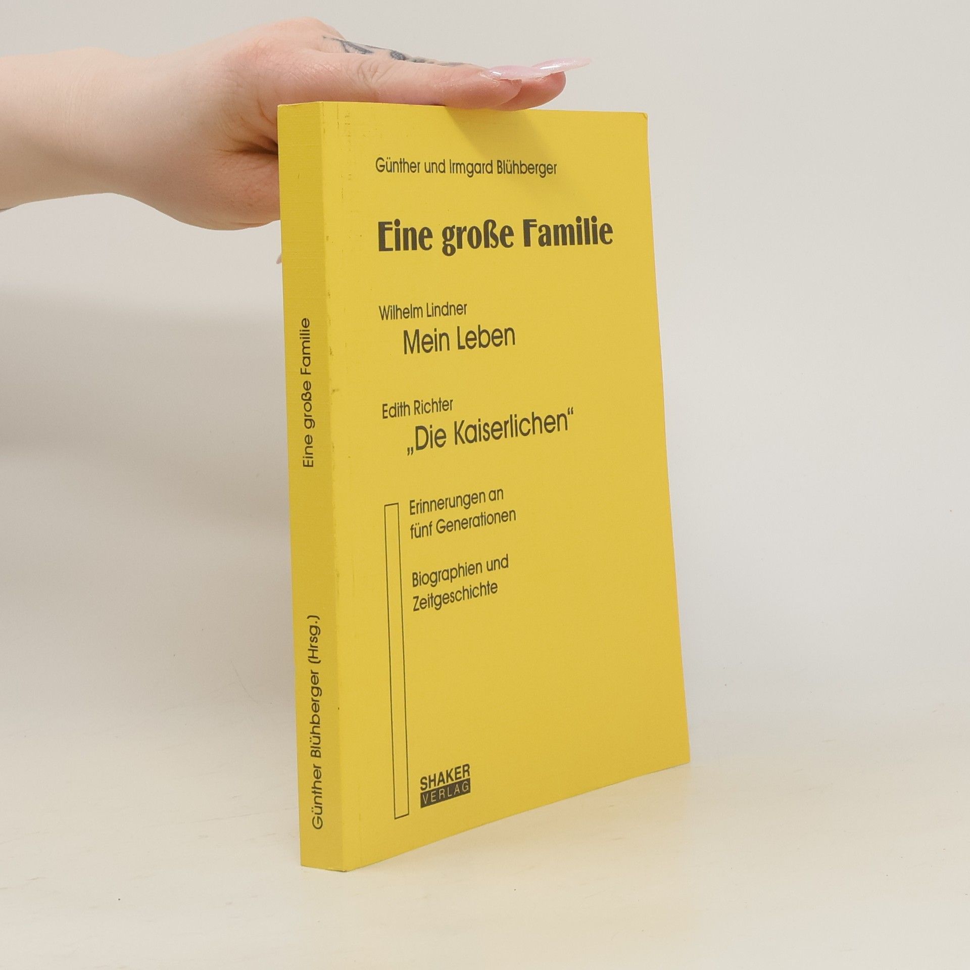 Günther Blühberger Eine große Familie