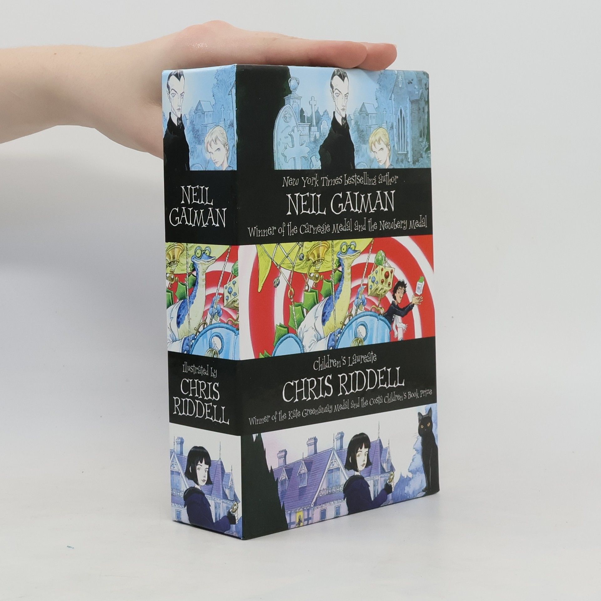 Neil Gaiman Neil Gaiman & Chris Riddell Box Set (The Graveyard Book / Coraline / Fortunately, the Milk)