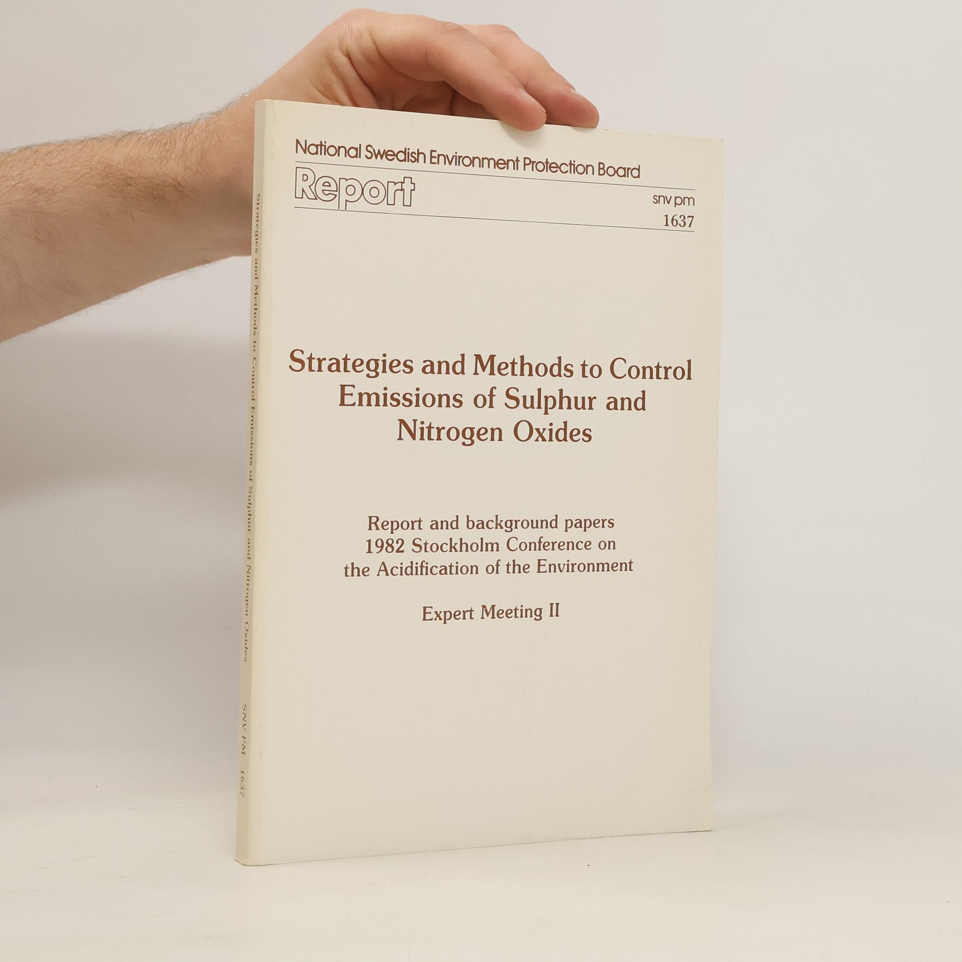 kolektiv Strategies and Methods to Control Emission of Sulphur and Nitrogen Oxides