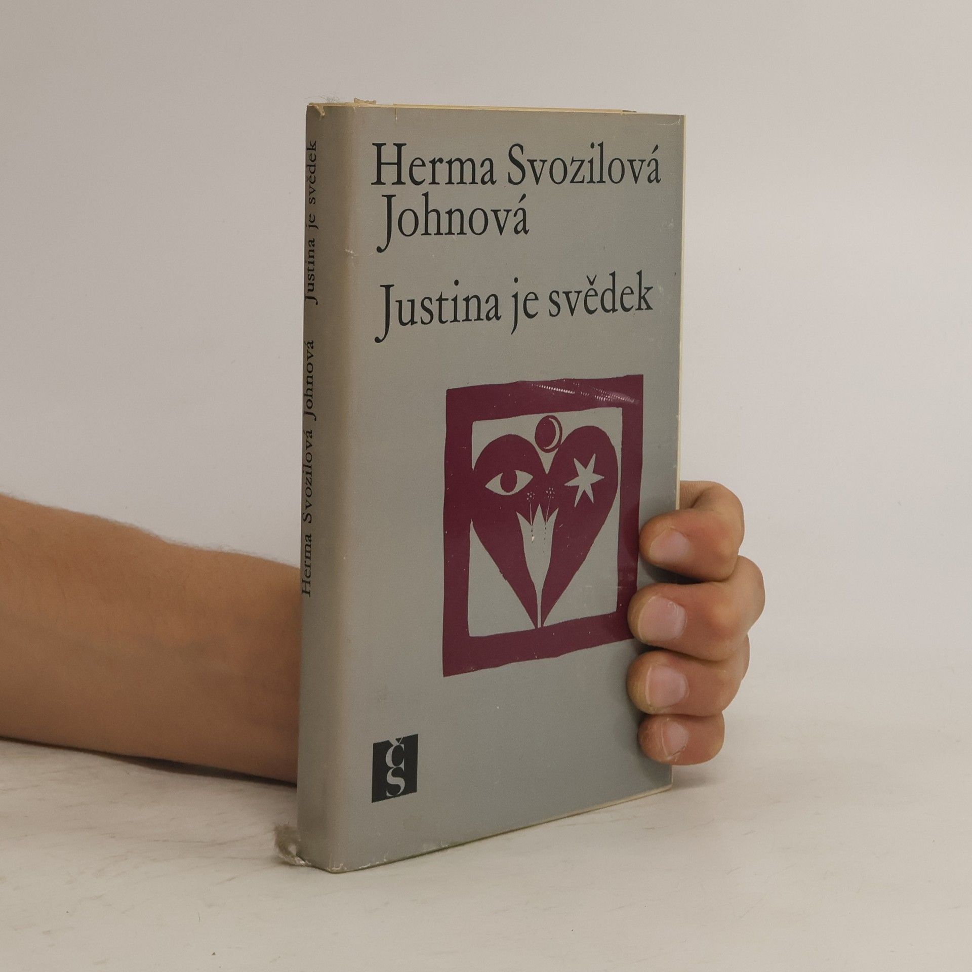 Herma Svozilová Johnová Justina je svědek