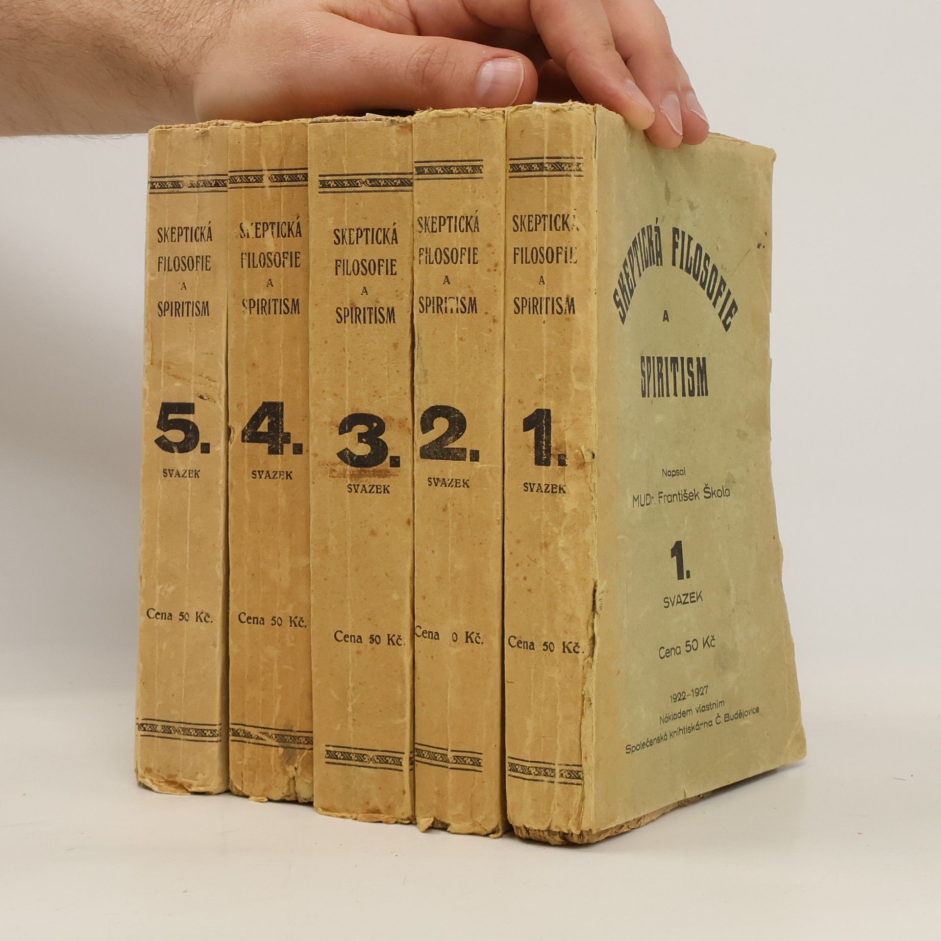 František Škola Skeptická filosofie a spiritism 1-5