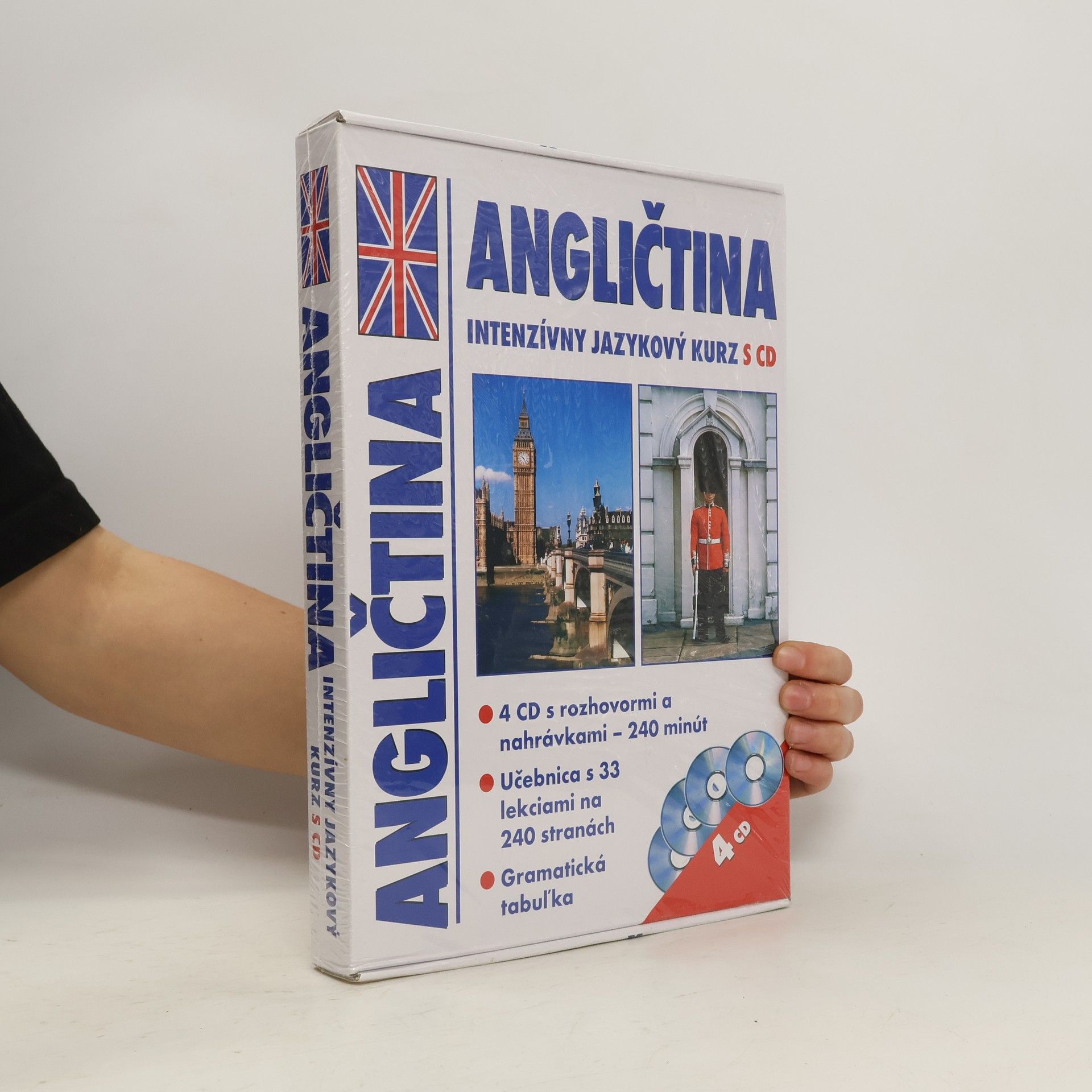 Antony Peck Angličtina : intenzívny jazykový kurz - učebnica, gramatická tabul´ka, 4 CD