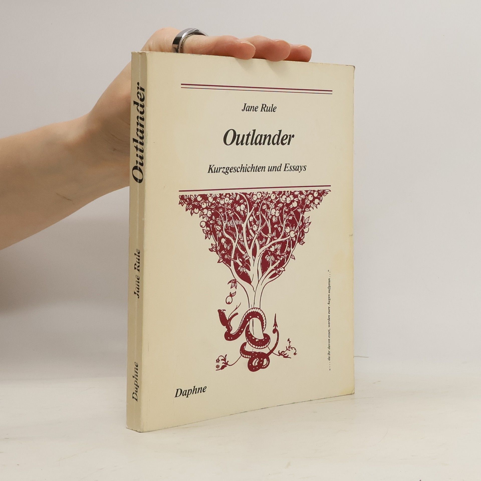 Jane Rule Outlander. Kurzgeschichten und Essays