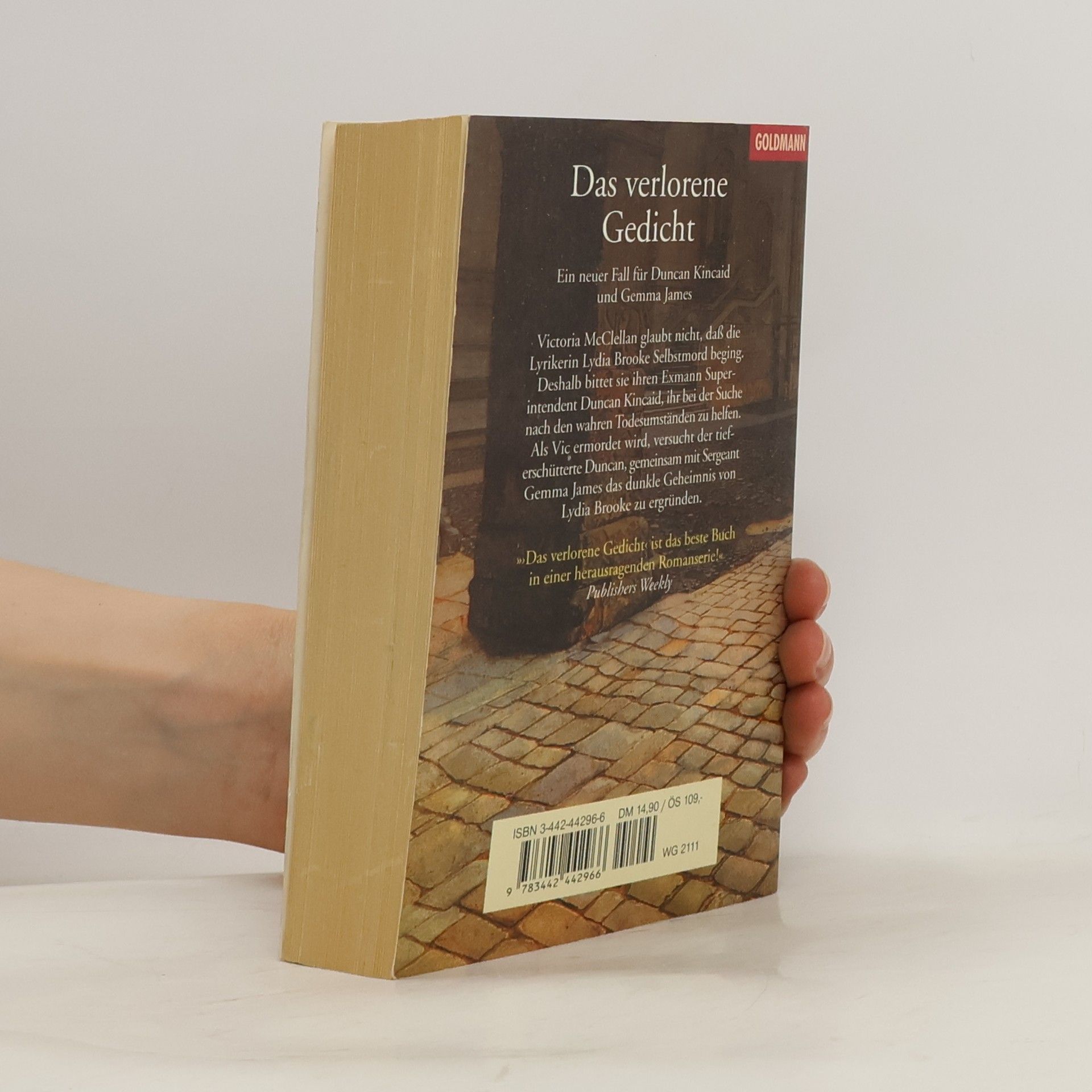 Crombie Deborah Das verlorene Gedicht