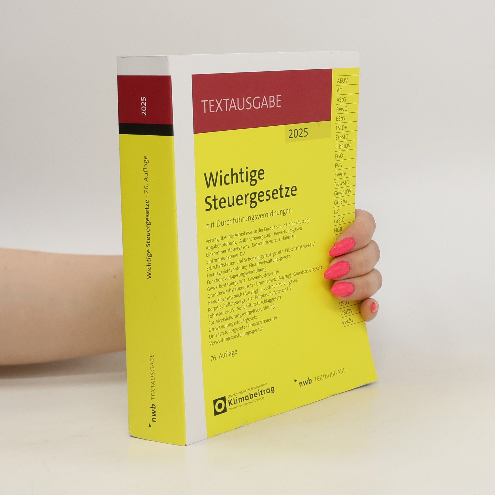 kolektiv Wichtige Steuergesetze