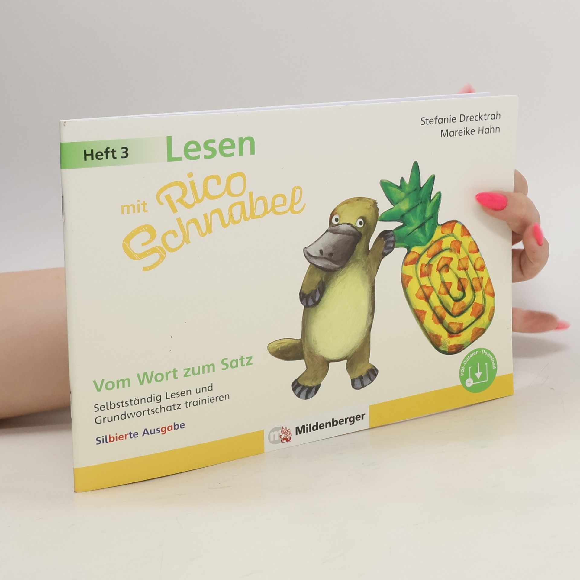 Stefanie Drecktrah Lesen mit Rico Schnabel, Heft 3: Vom Wort zum Satz - silbierte Ausgabe