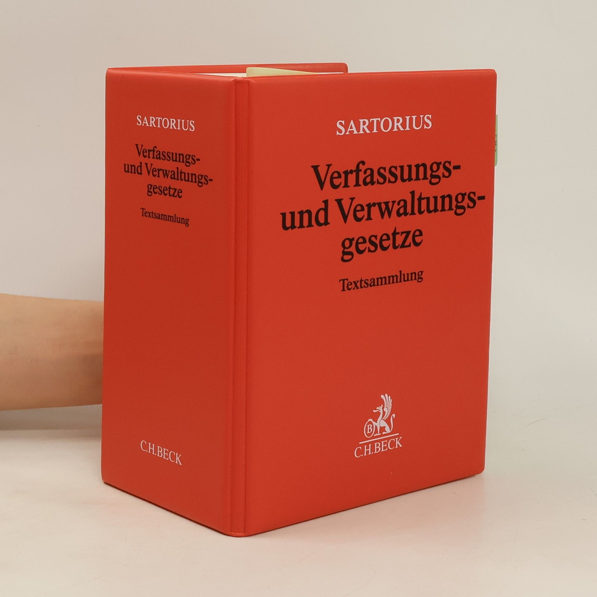 Carl Sartorius Sartorius 1 Verfassungs- und Verwaltungsgesetze (Pflichtabnahme)