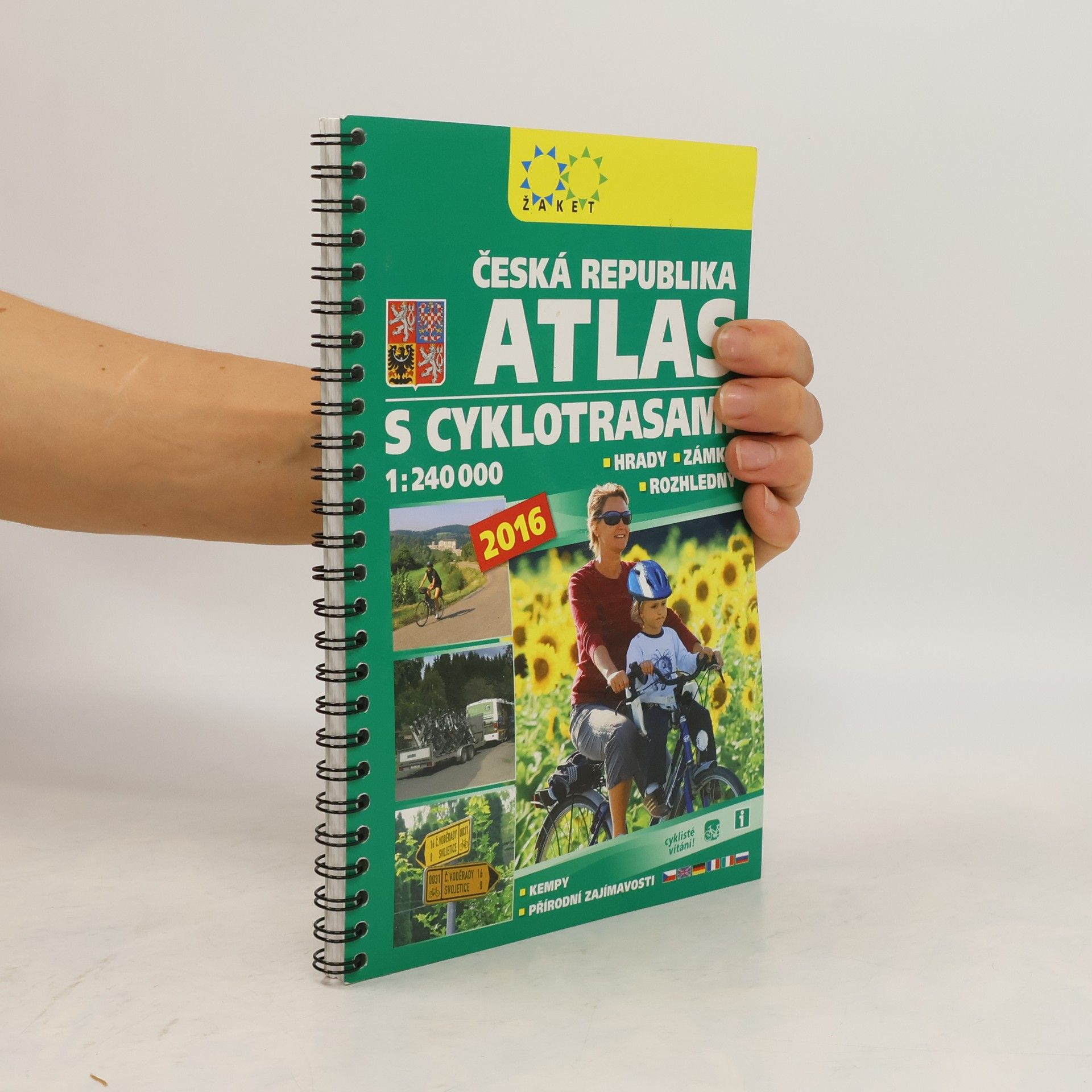 Ivo Novák - Žaket Česká republika Atlas s cyklotrasami