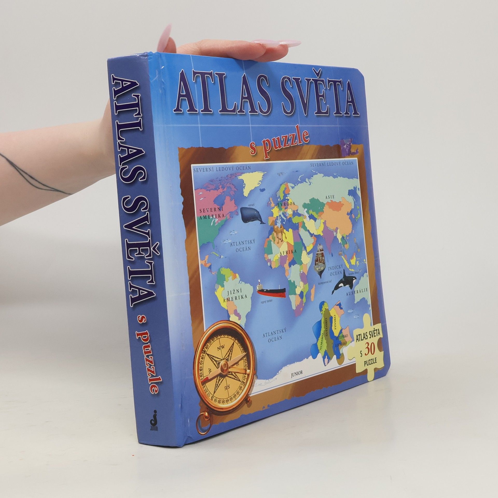kolektiv Atlas světa s puzzle