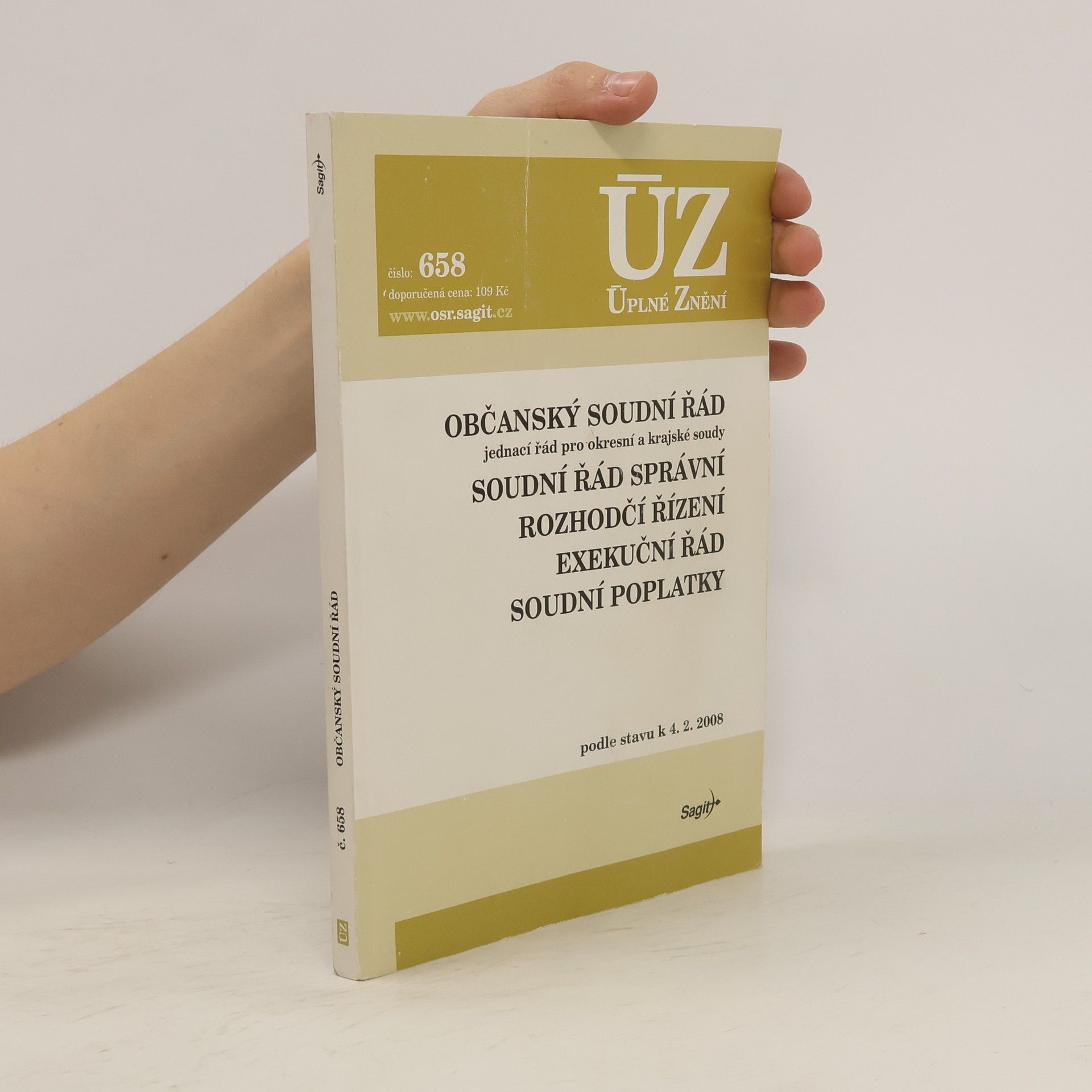 Autorenkollektiv Úplné znění 658. Občanský soudní řád