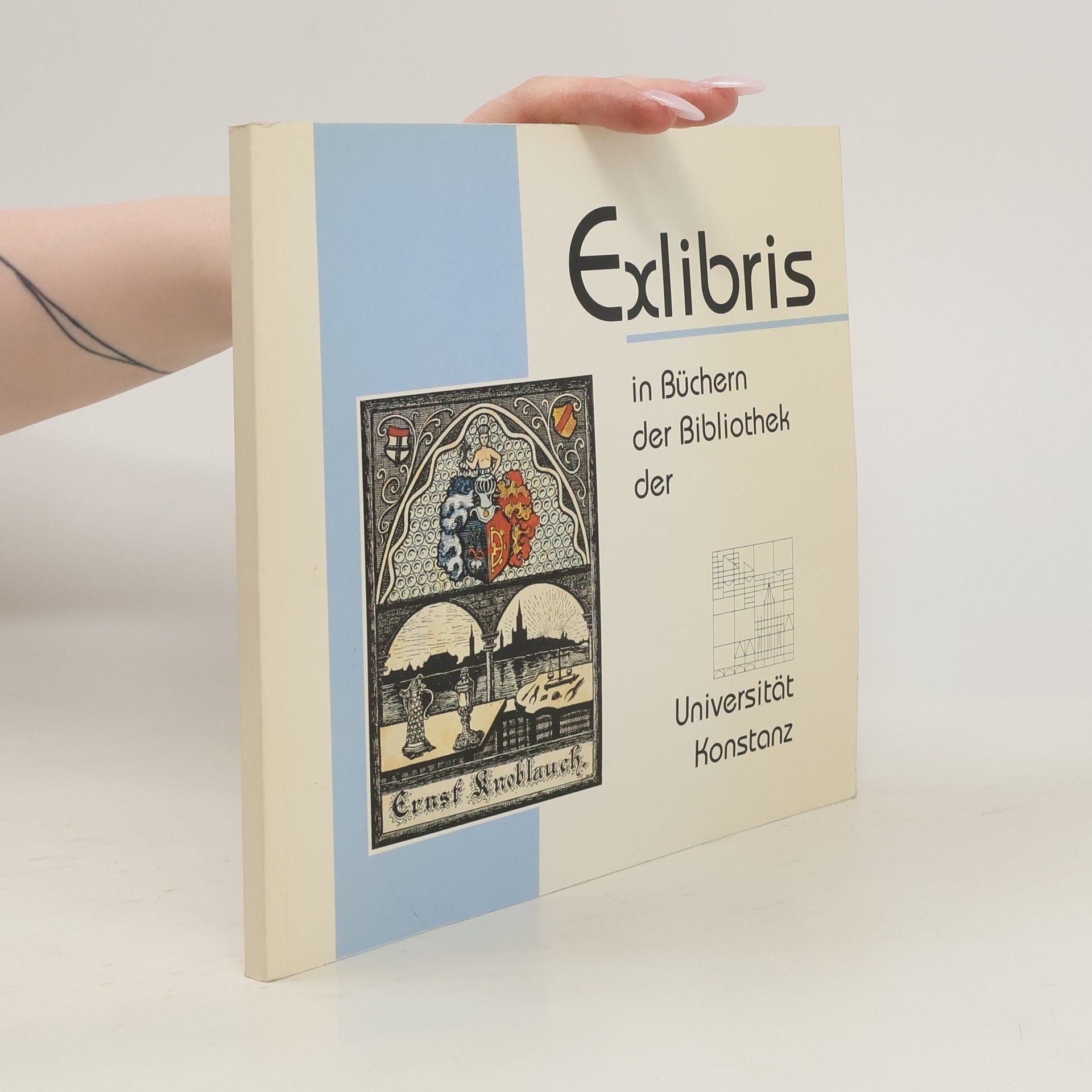 Gerhard Schmitz-Veltin Exlibris in Büchern der Bibliothek der Universität Konstanz