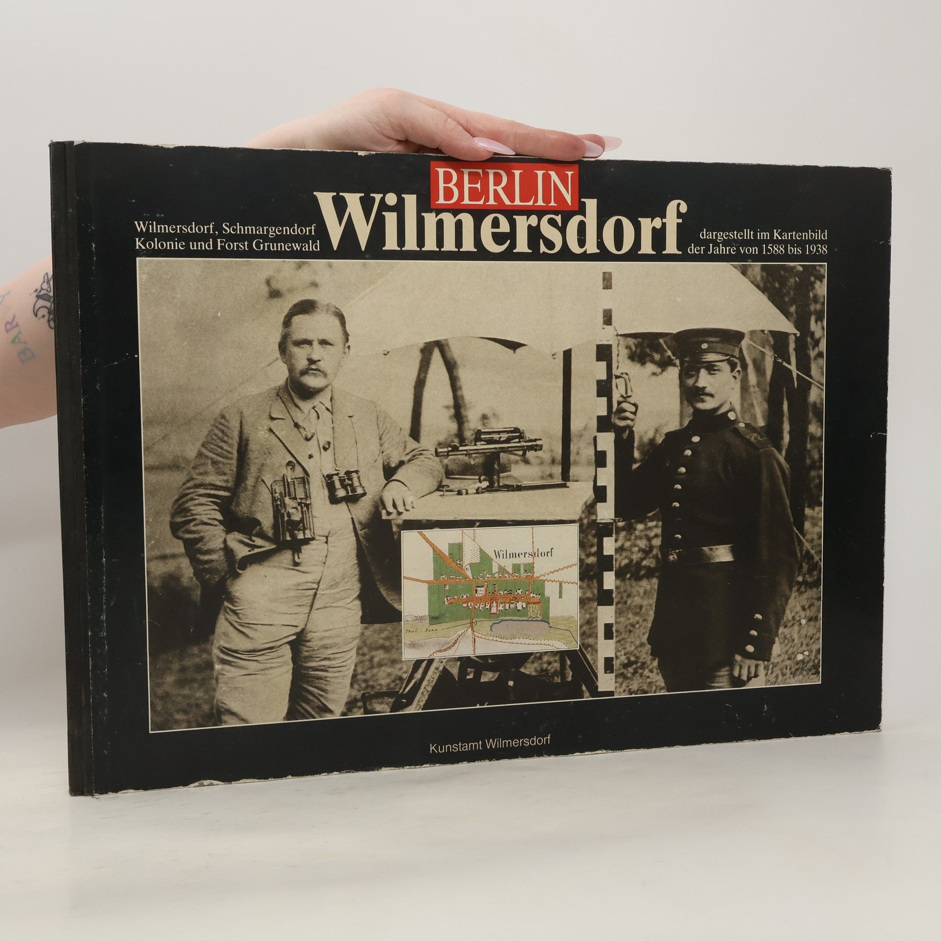 Udo Christoffel Berlin Wilmersdorf dargestellt im Kartenbild der Jahre 1588 bis 1938