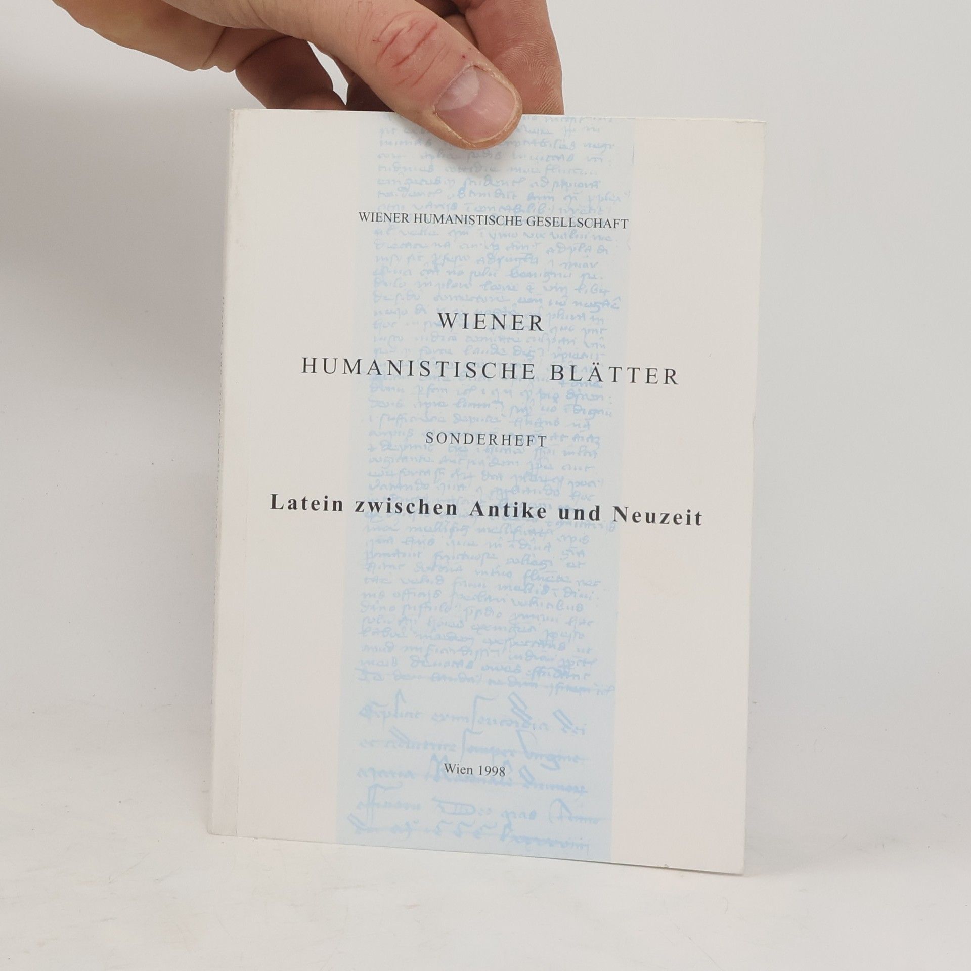 Autores varios Wiener humanistische Blätter. Sonderheft