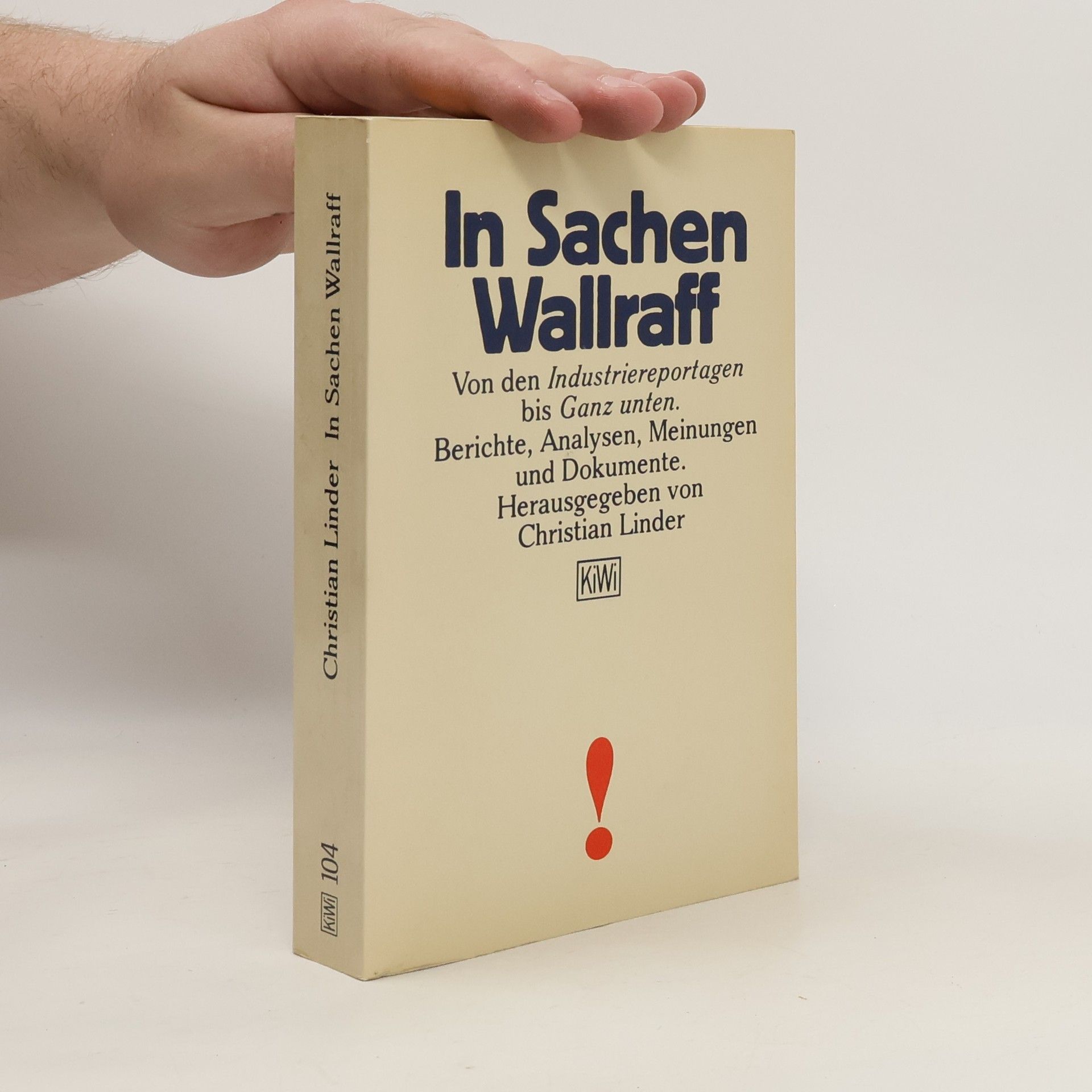 Christian Linder In Sachen Wallraff