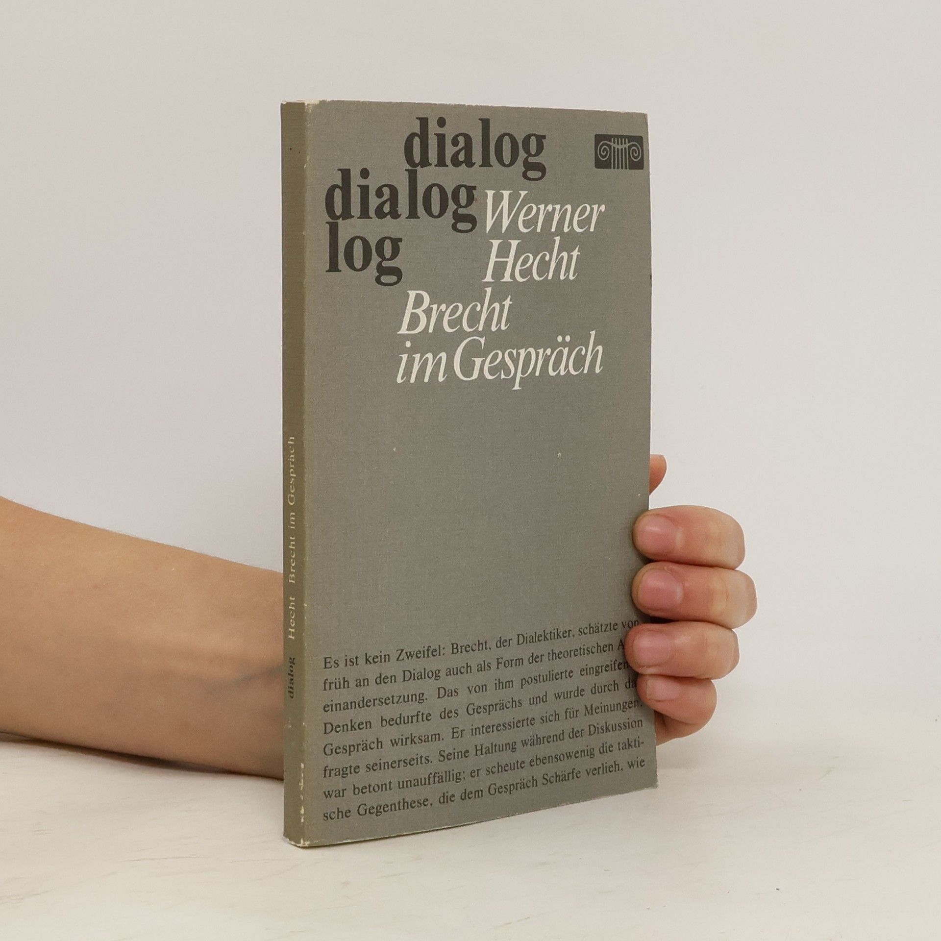Werner Hecht Brecht im Gespräch