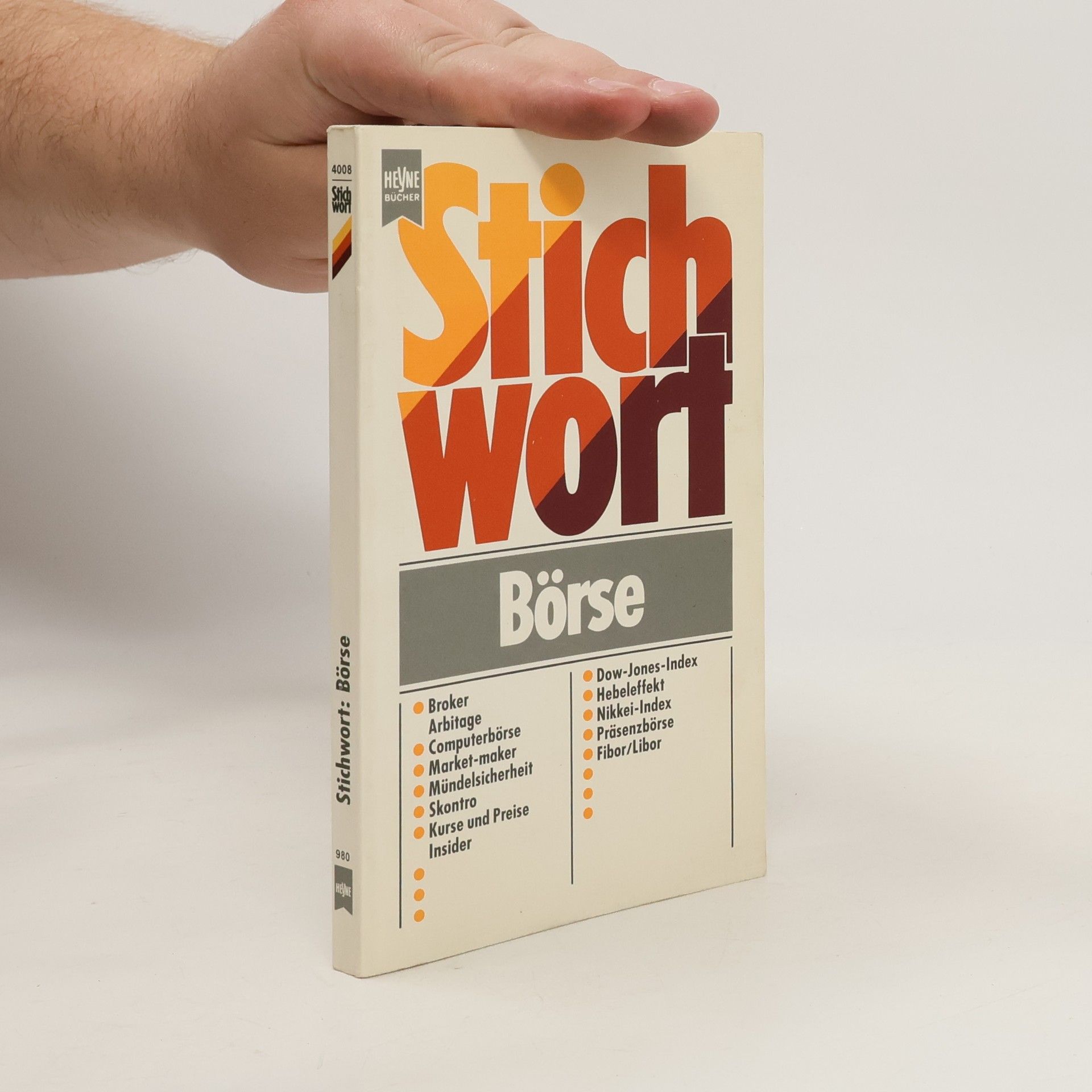 Karl Heinz Bilitza Stichwort Börse