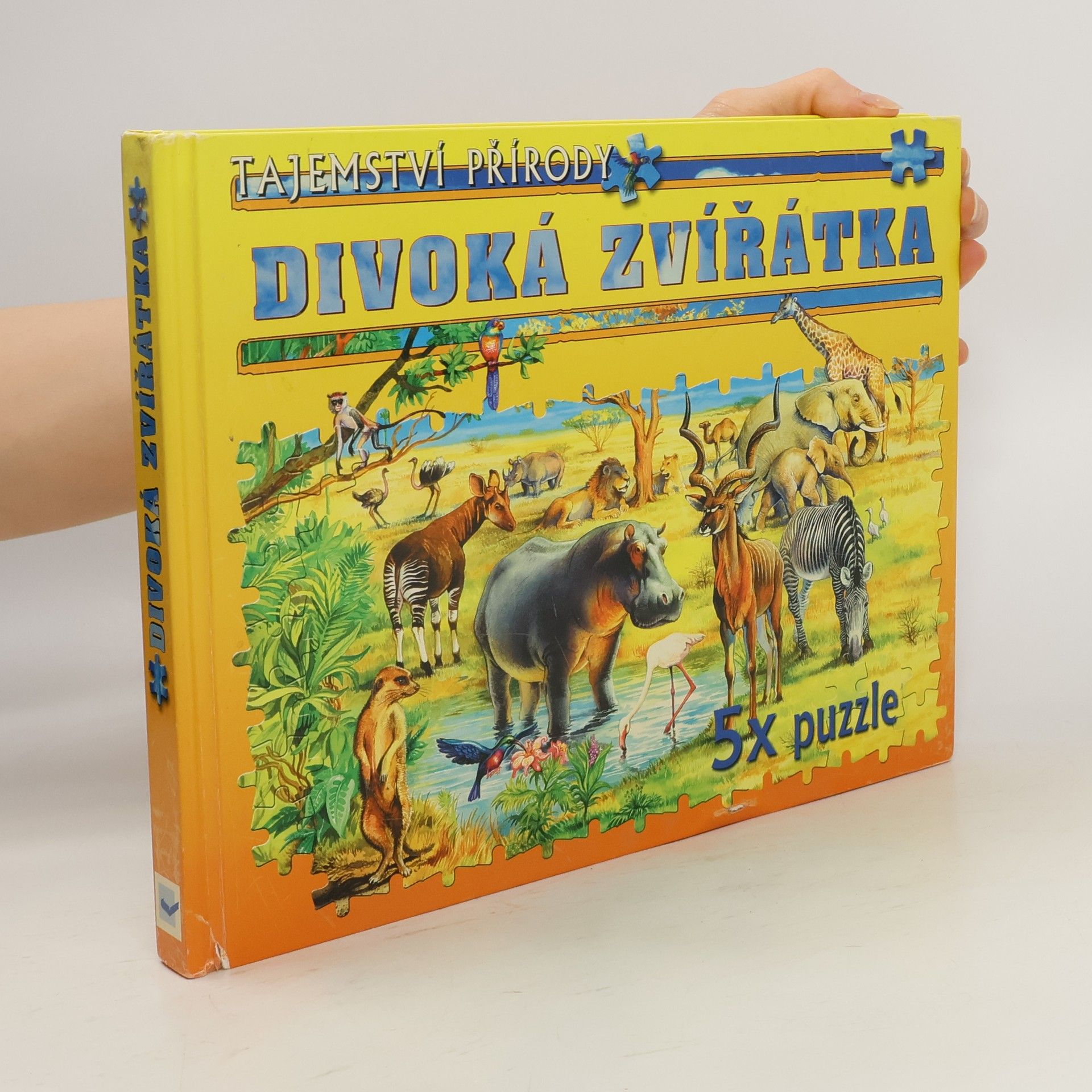 Kolektiv autorů Divoká zvířátka. 5x puzzle