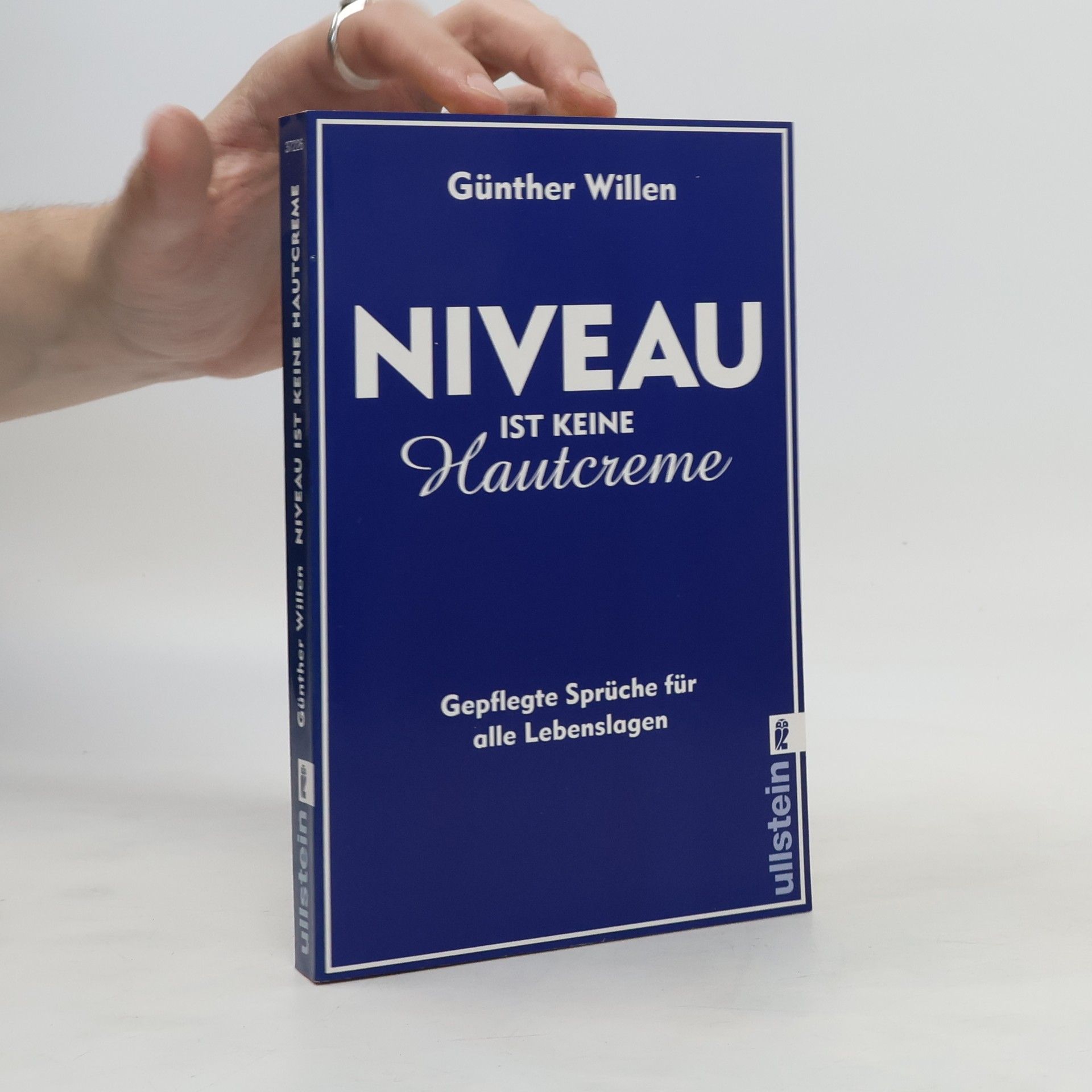 Günther Willen Niveau ist keine Hautcreme