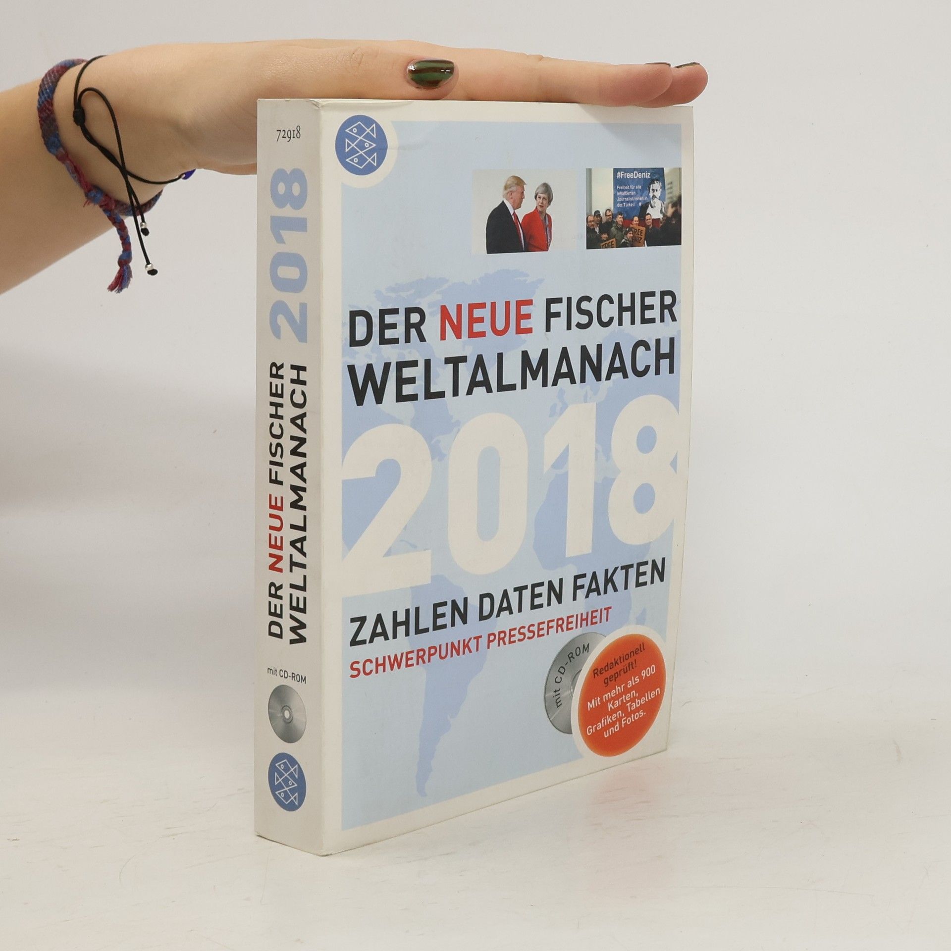 FISCHER Taschenbuch Der neue Fischer Weltalmanach 2018, m. CD-ROM