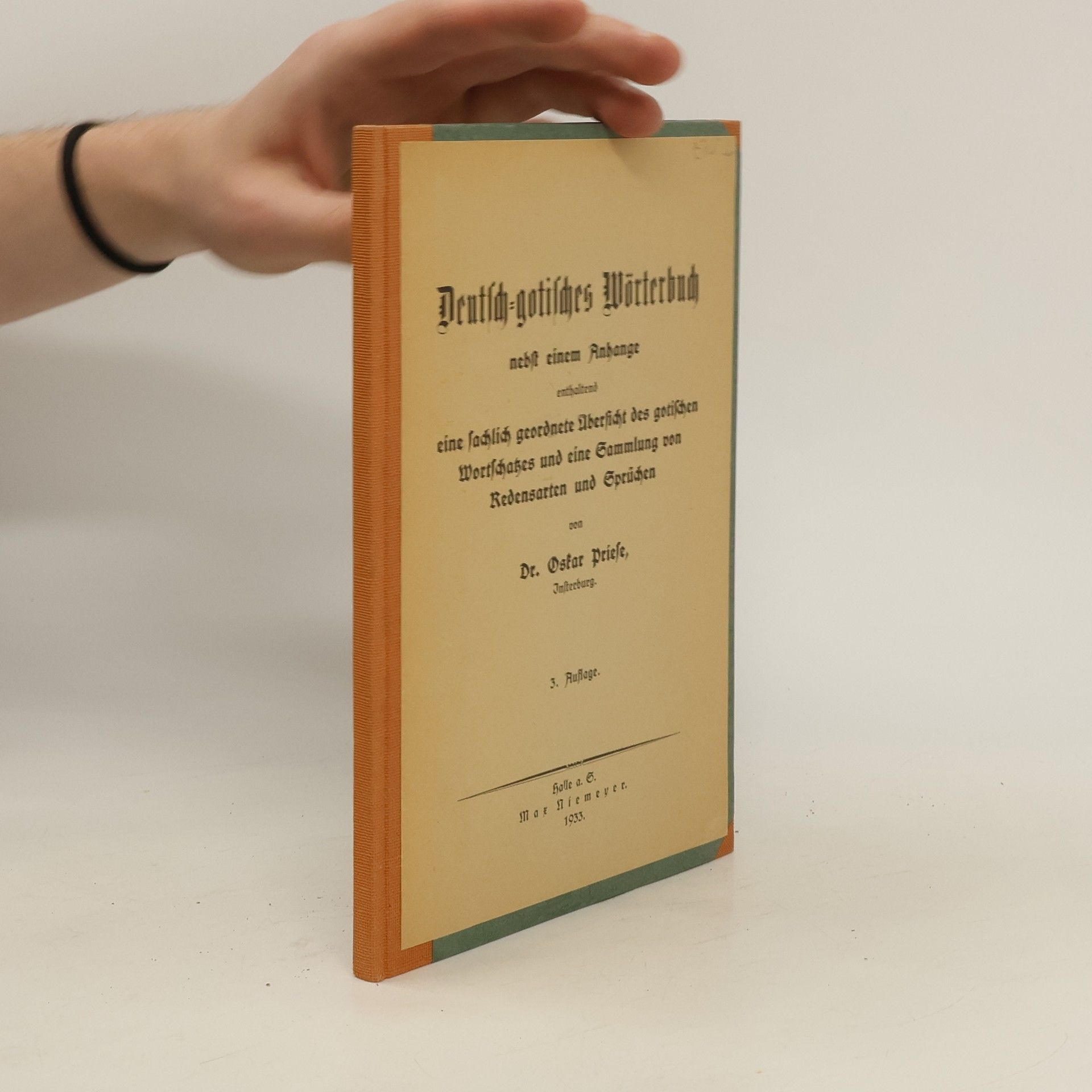 Oskar Priese Deutsch-gotisches Wörterbuch