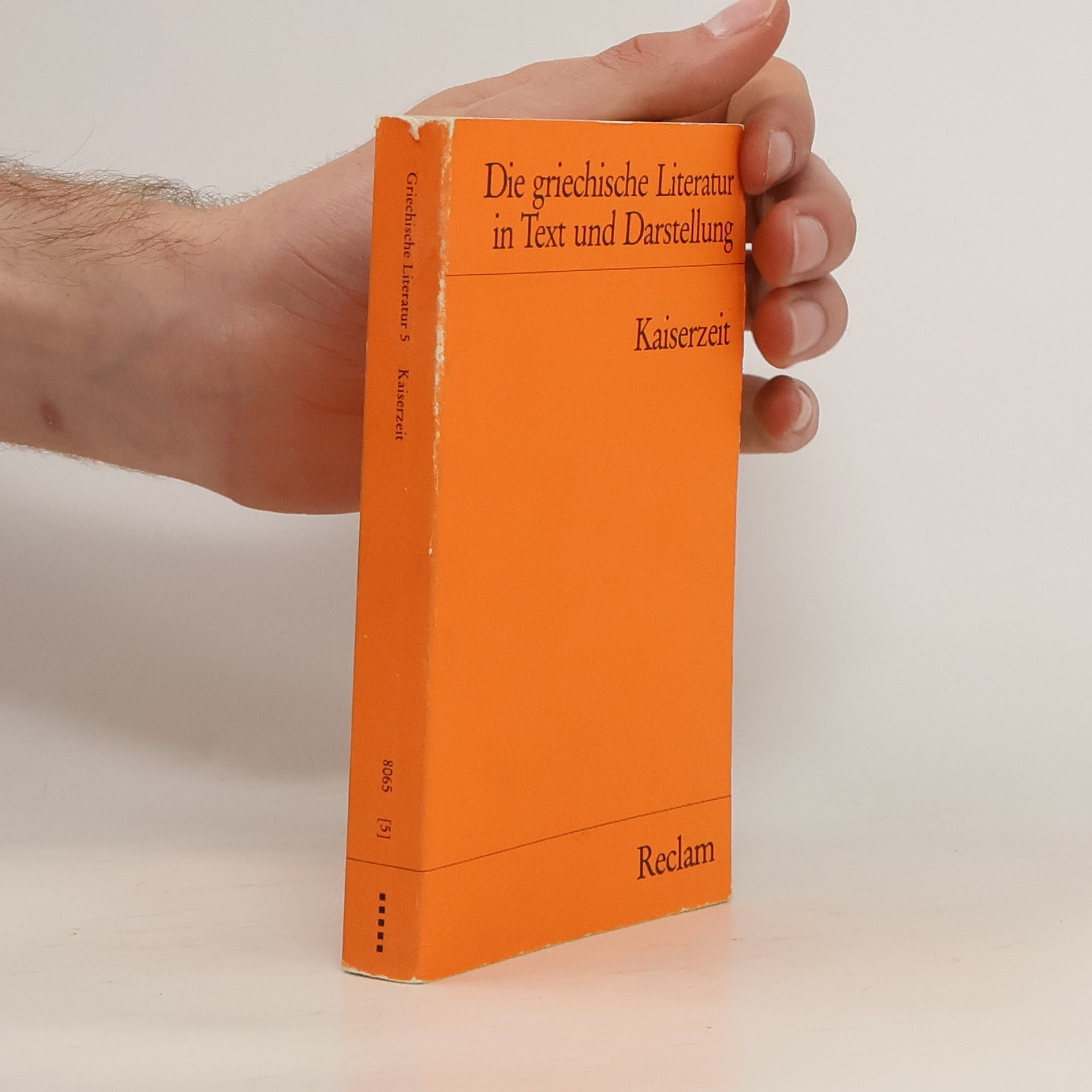 Herwig Görgemanns Die griechische Literatur in Text und Darstellung