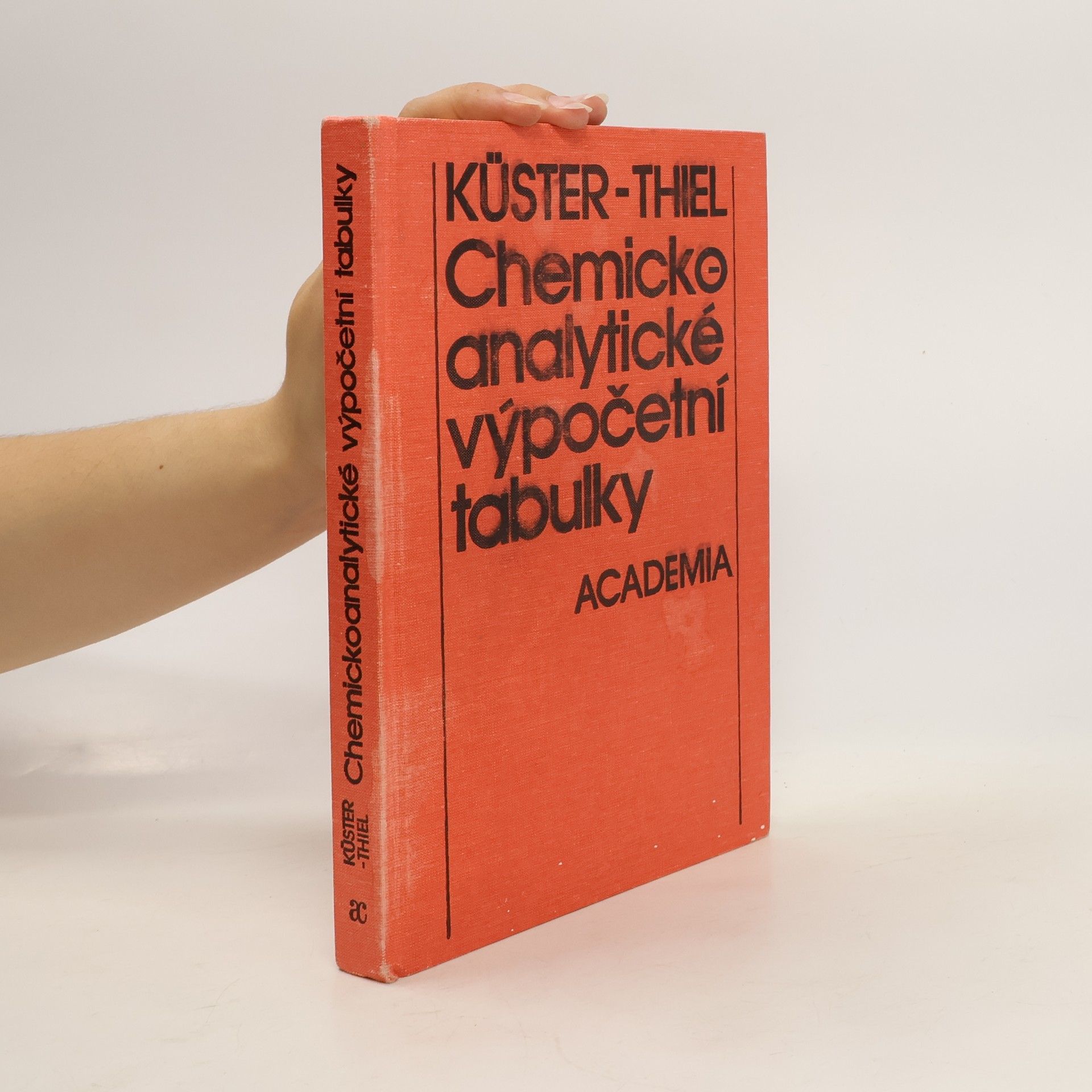 Albrecht Thiel Chemickoanalytické výpočetní tabulky