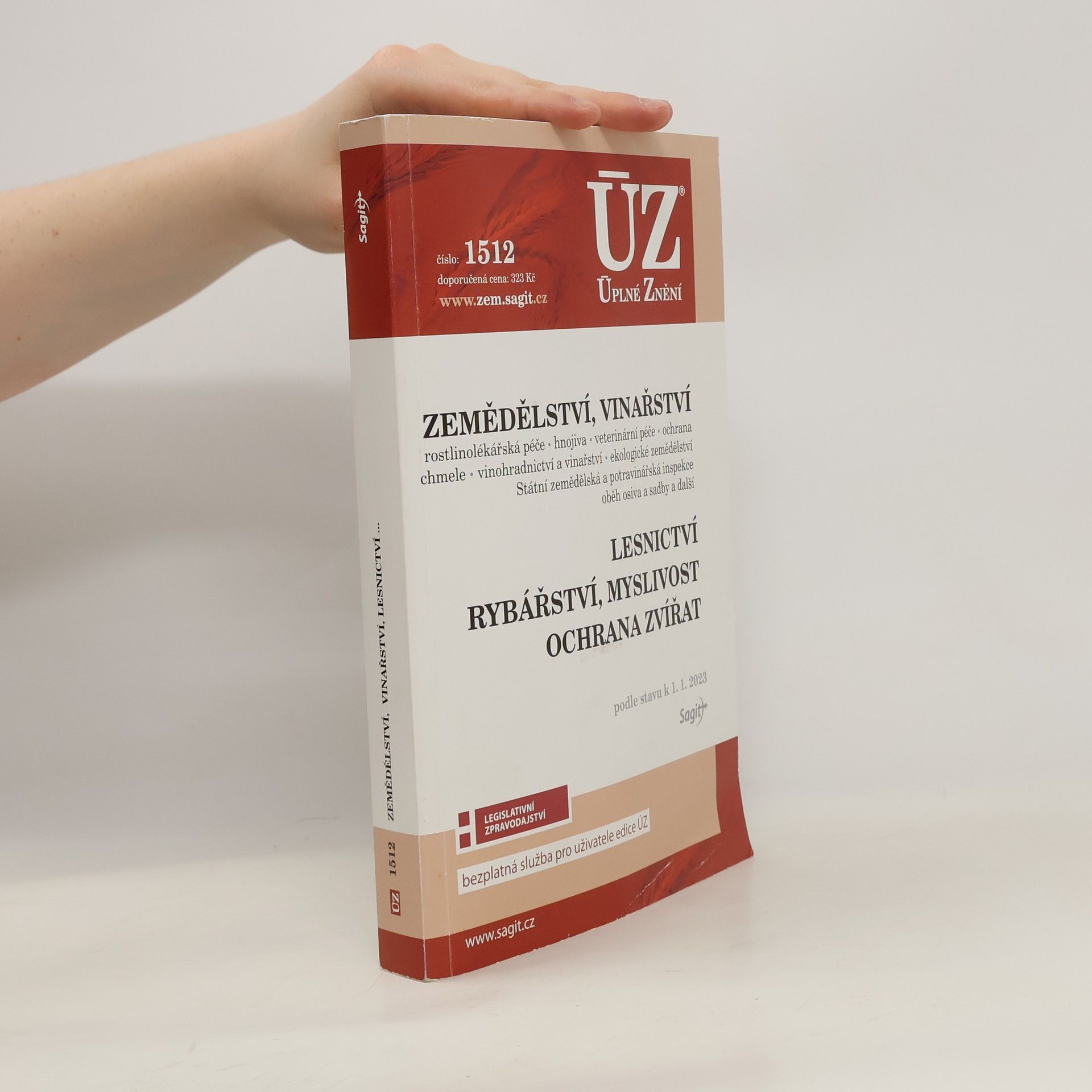 Autorenkollektiv ÚZ 1512: Zemědělství, Vinařství, Lesnictví, Myslivost, Rybářství, Ochrana zvířat