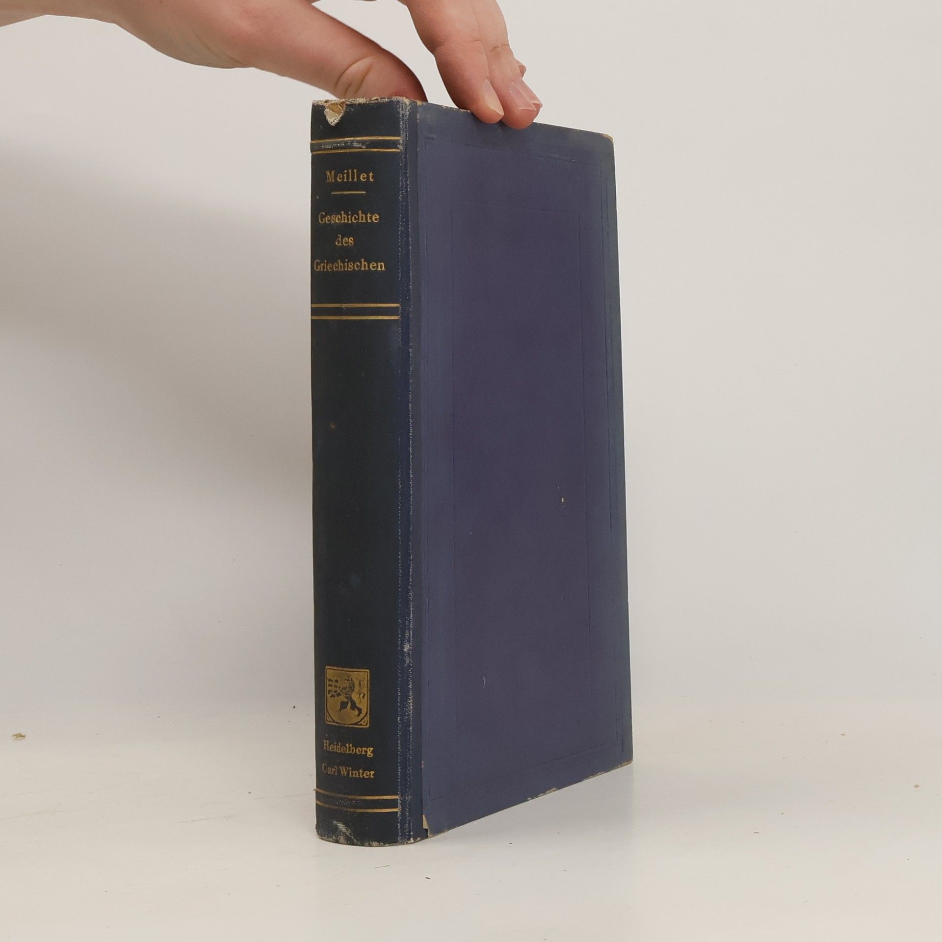 Antoine Meillet Geschichte des Griechischen