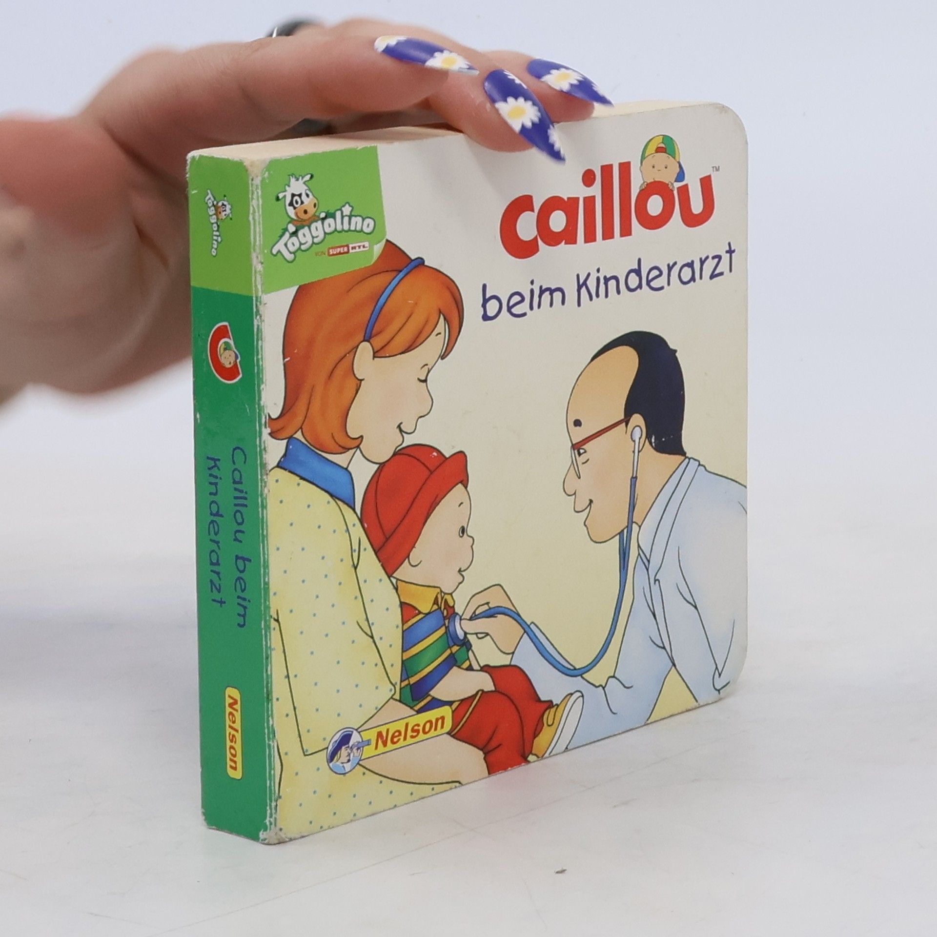 Joceline Sanschagrin Caillou beim Kinderarzt