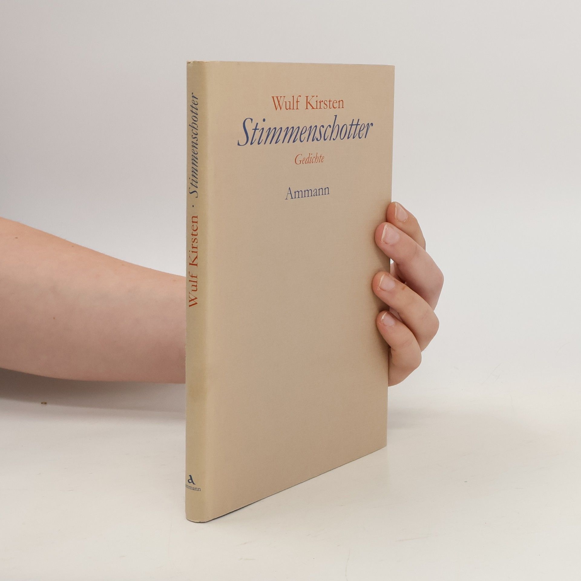 Wulf Kirsten Stimmenschotter. Gedichte 1987-1992