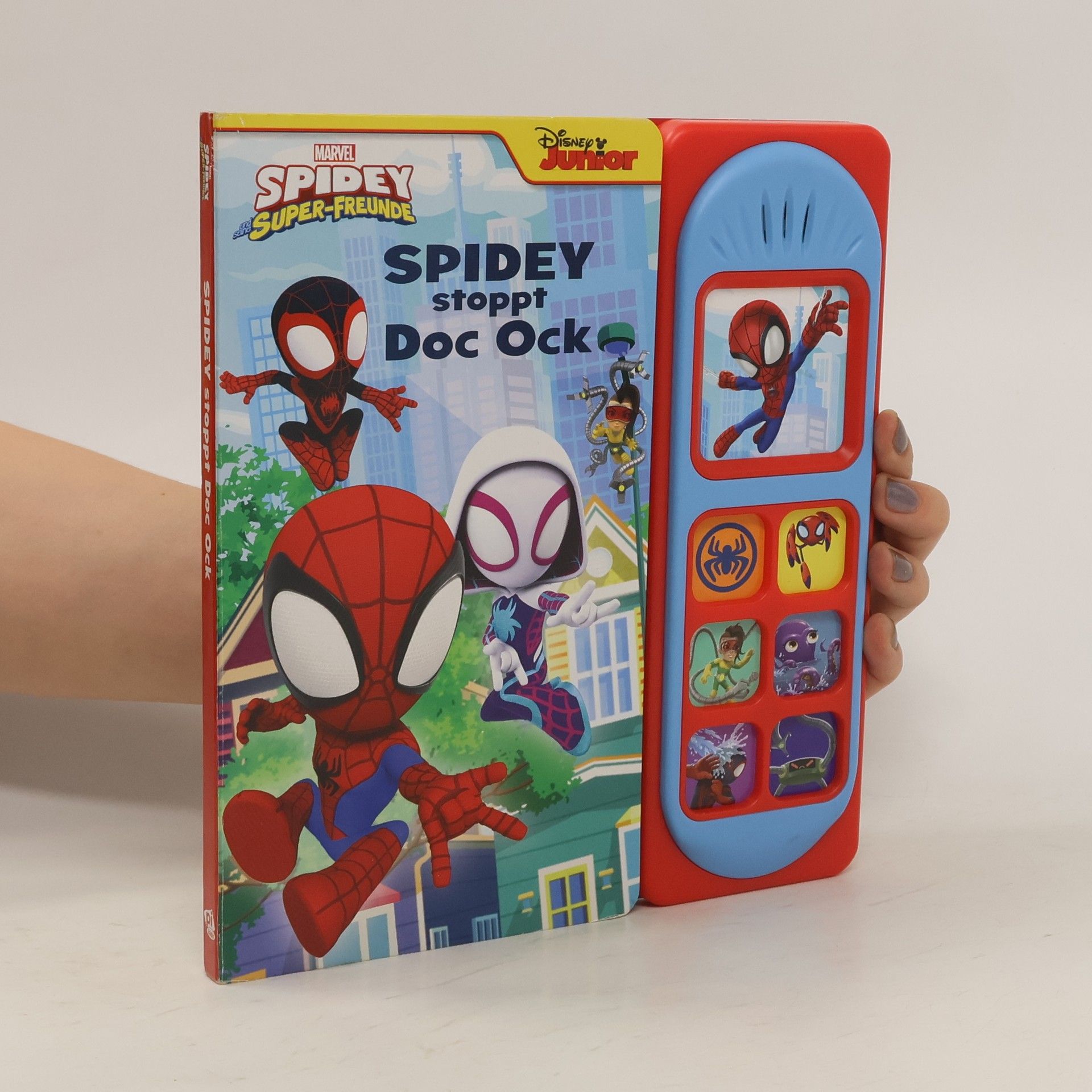 Autorenkollektiv Marvel Spidey und seine Super-Freunde - Spidey stoppt Doc Ock - Soundbuch - Pappbilderbuch mit 7 netz-takulären Geräuschen