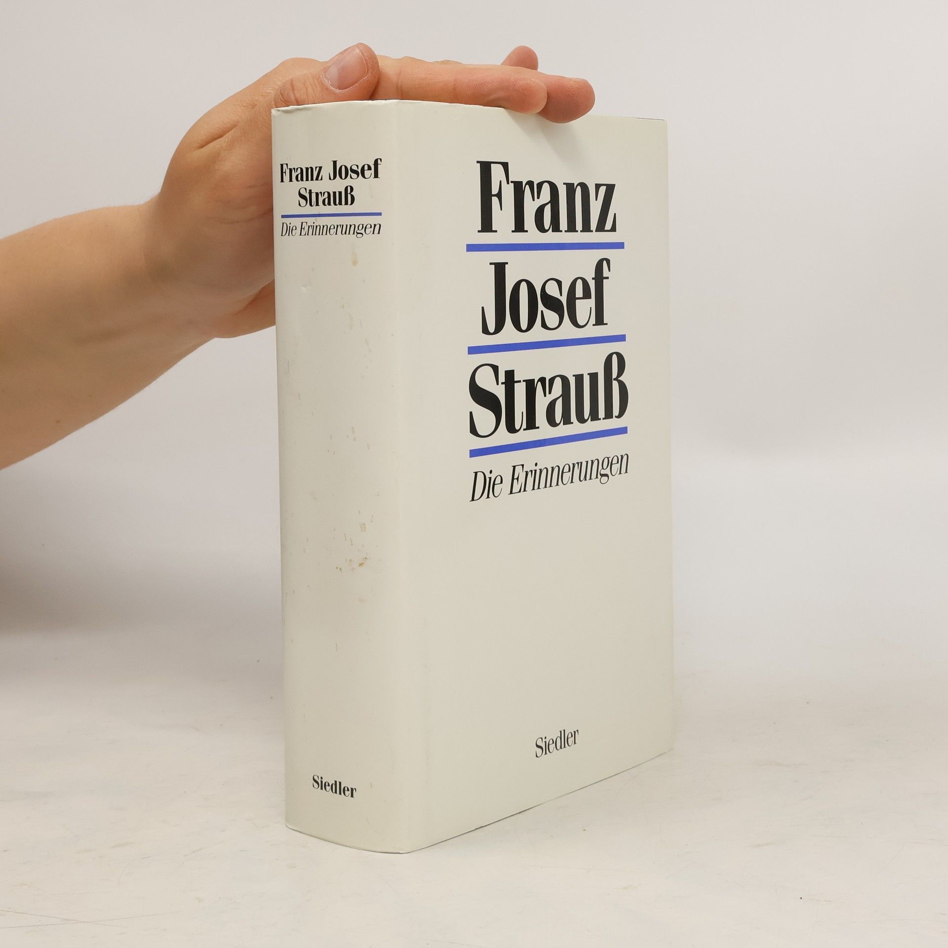 Franz Josef Strauß Die Erinnerungen