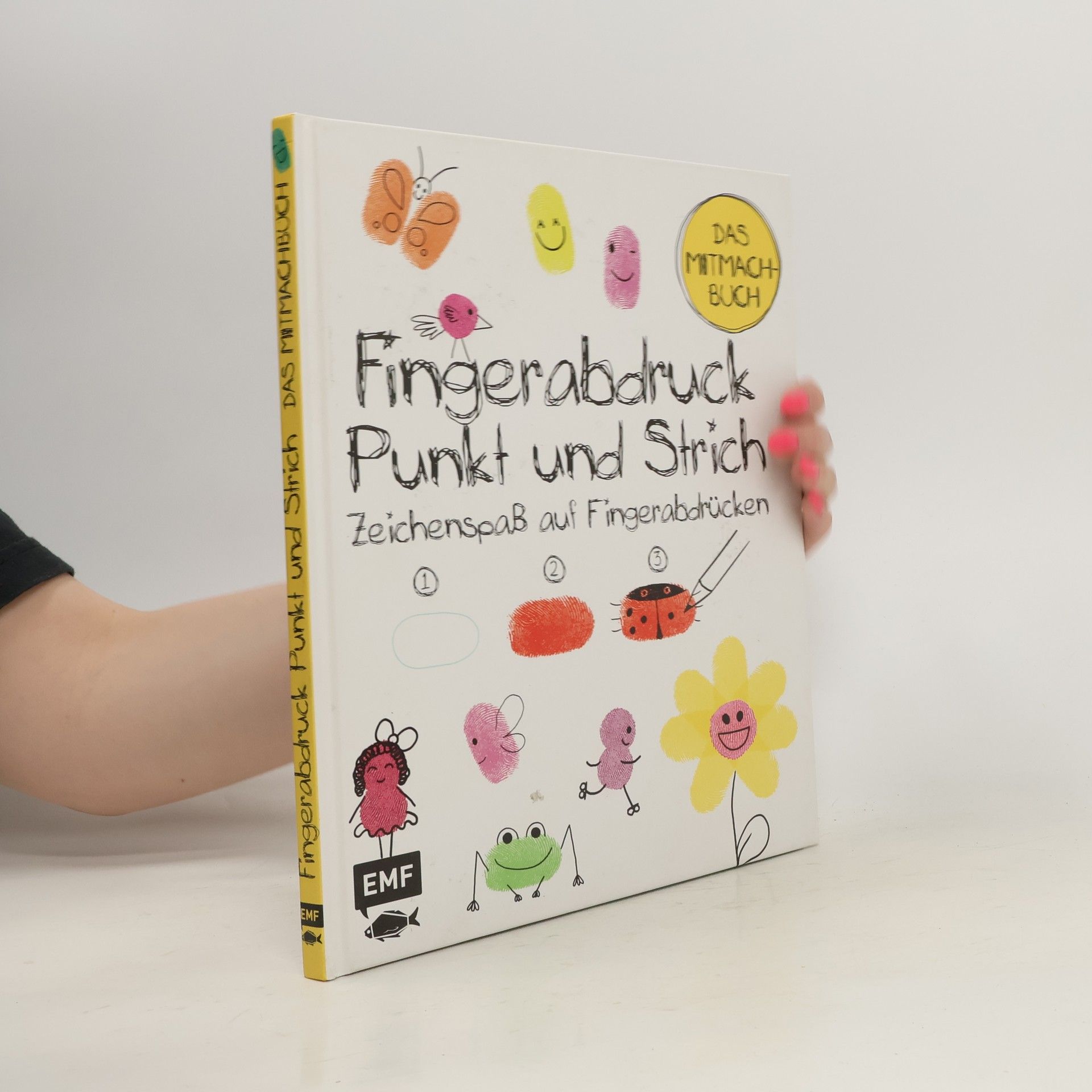 Ilona Molnár Fingerabdruck, Punkt und Strich - Zeichenspaß auf Fingerabdrücken ; das Mitmachbuch
