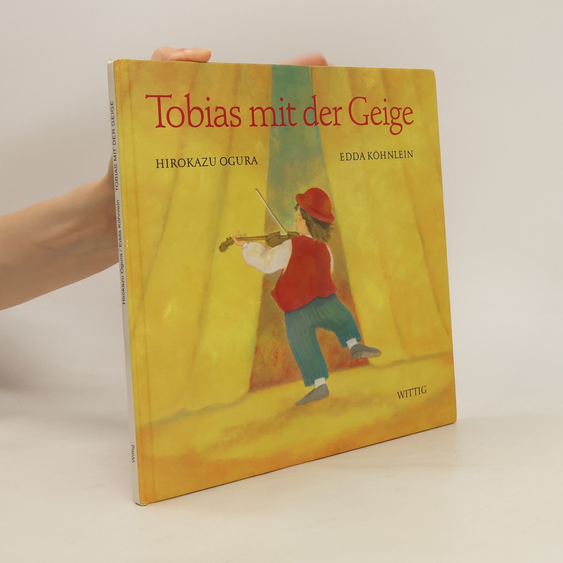 Hirokazu Ogura Tobias mit der Geige