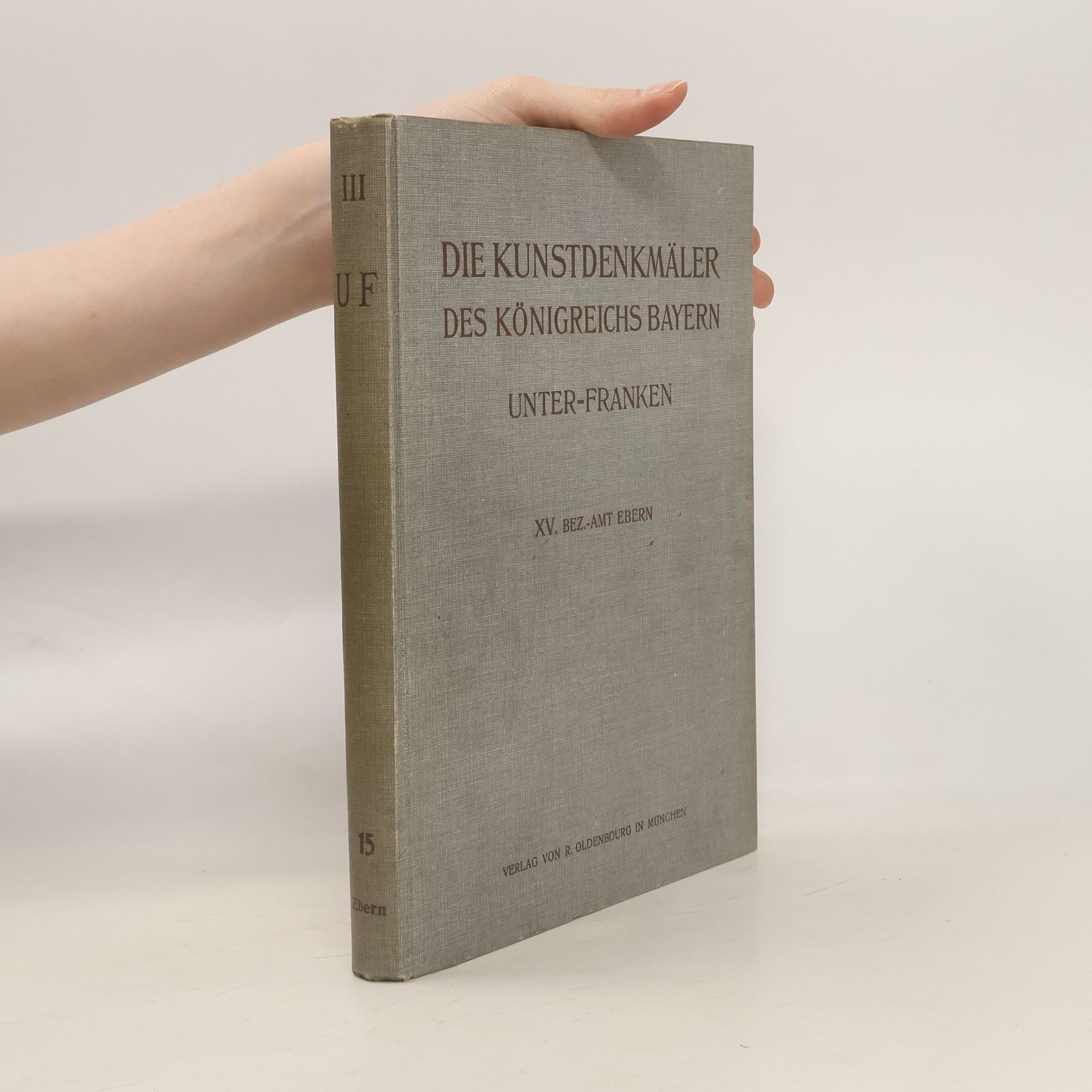 Hans Karlinger Die Kunstdenkmäler von Unterfranken & Aschaffenburg. Heft 15, Bezirksamt Ebern