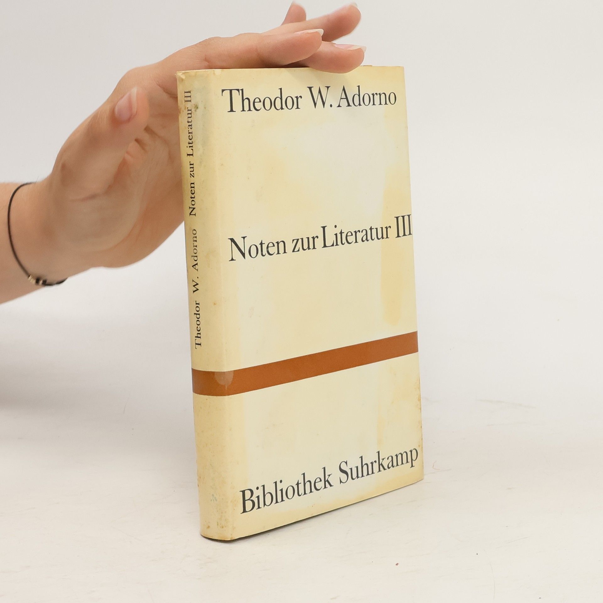 Theodor W. Adorno Noten zur Literatur III