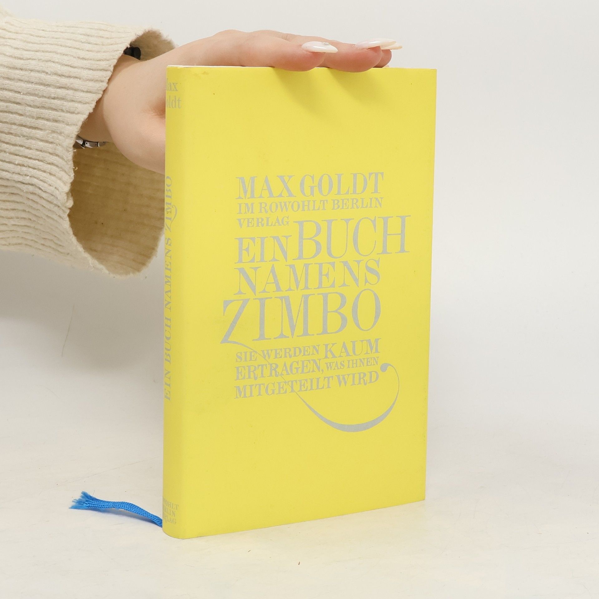 Max Goldt Ein Buch namens Zimbo