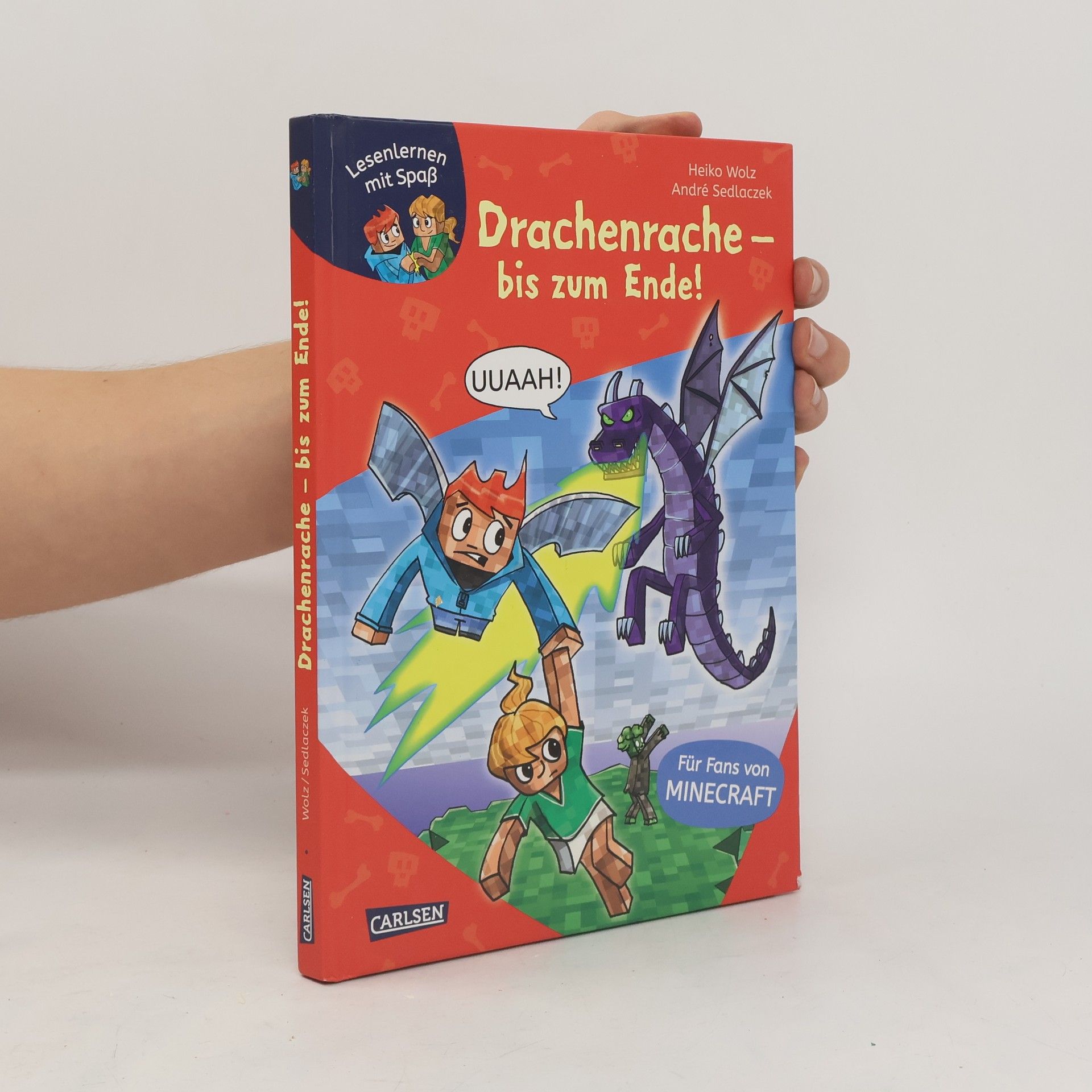 Heiko Wolz Lesenlernen mit Spaß - Minecraft Band 3: Drachenrache - bis zum Ende!