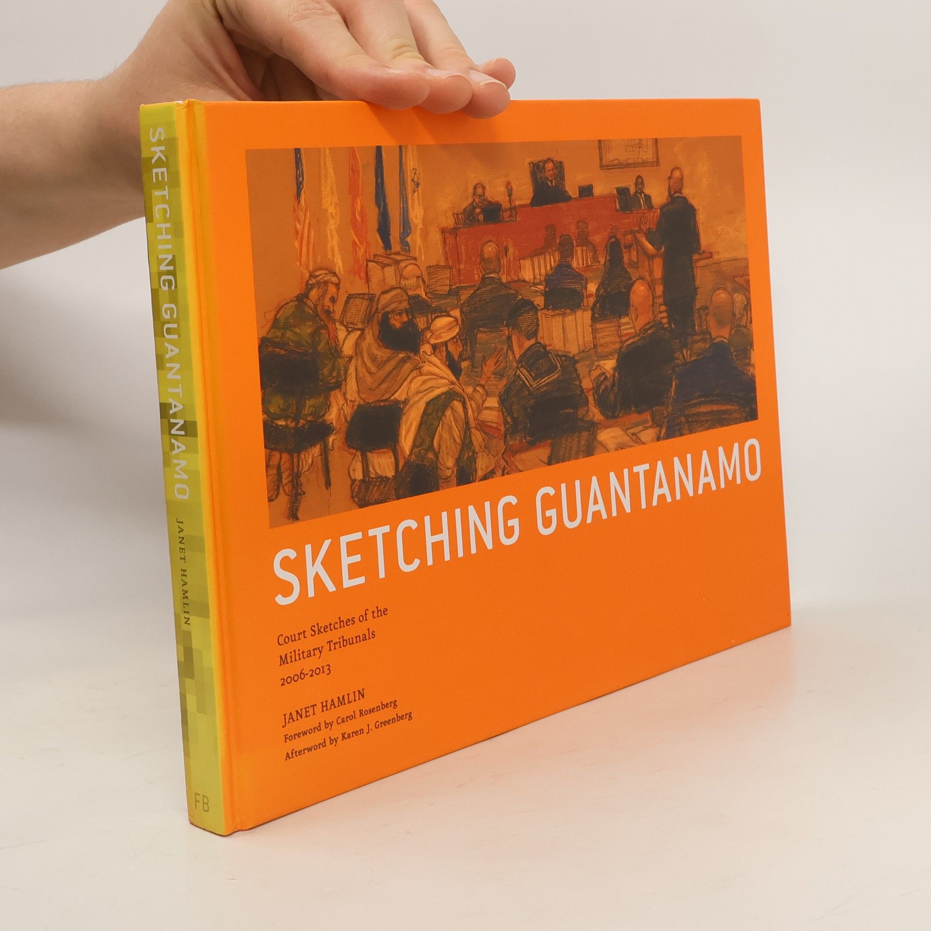 Janet Hamlin Sketching Guantanamo