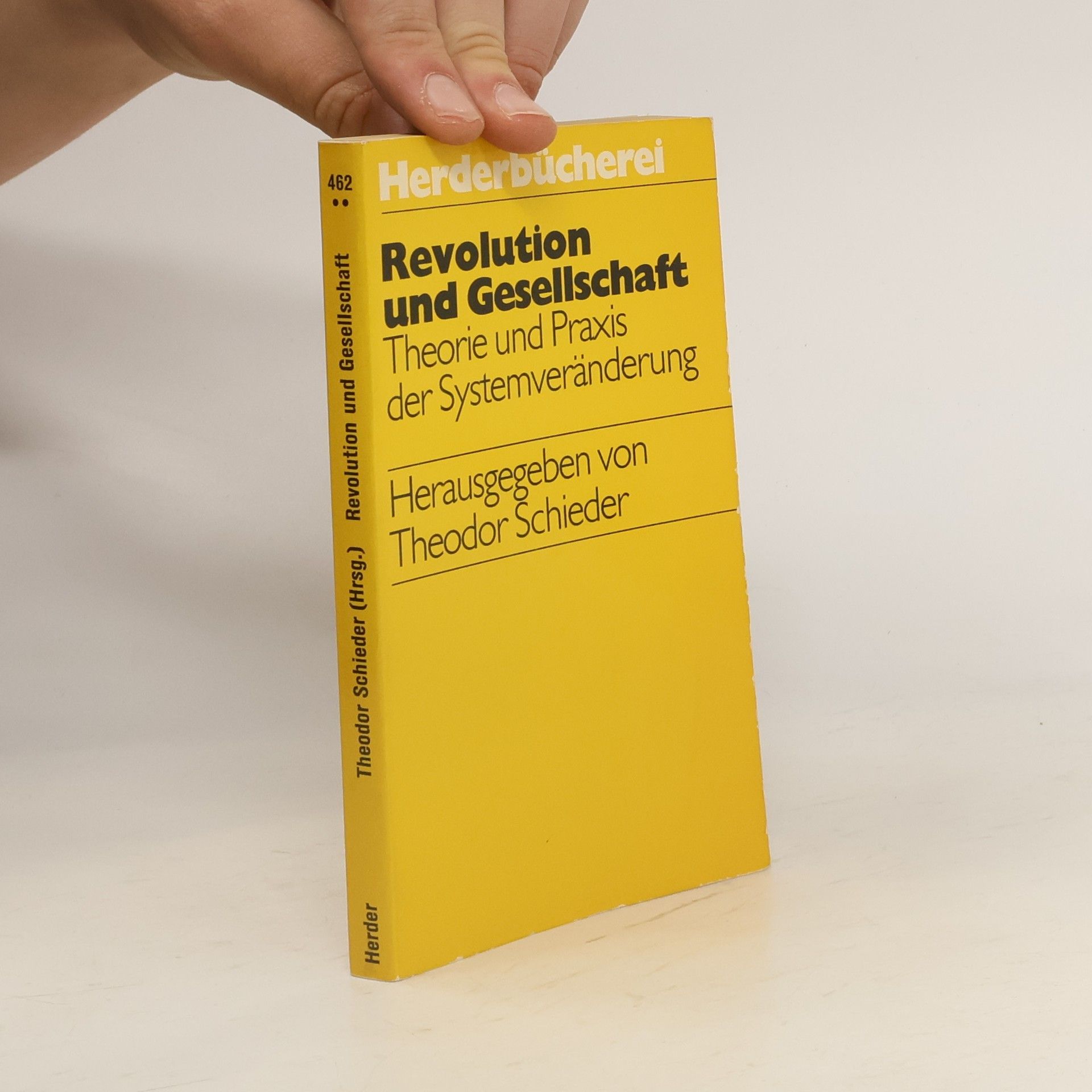 Theodor Schieder Revolution und Gesellschaft