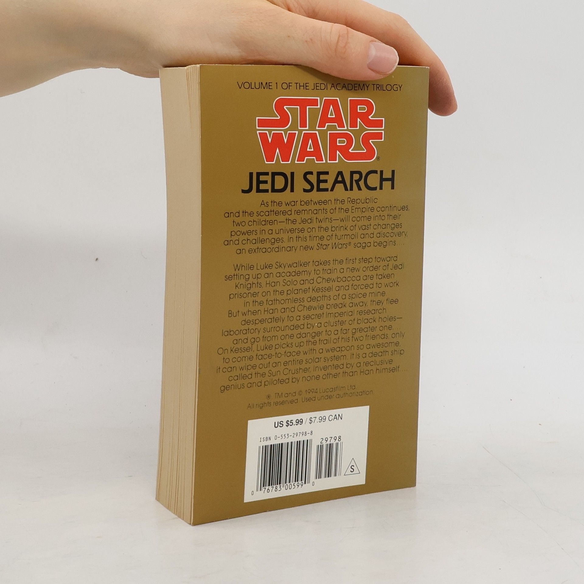 Kevin J. Anderson Star Wars. Jedi search