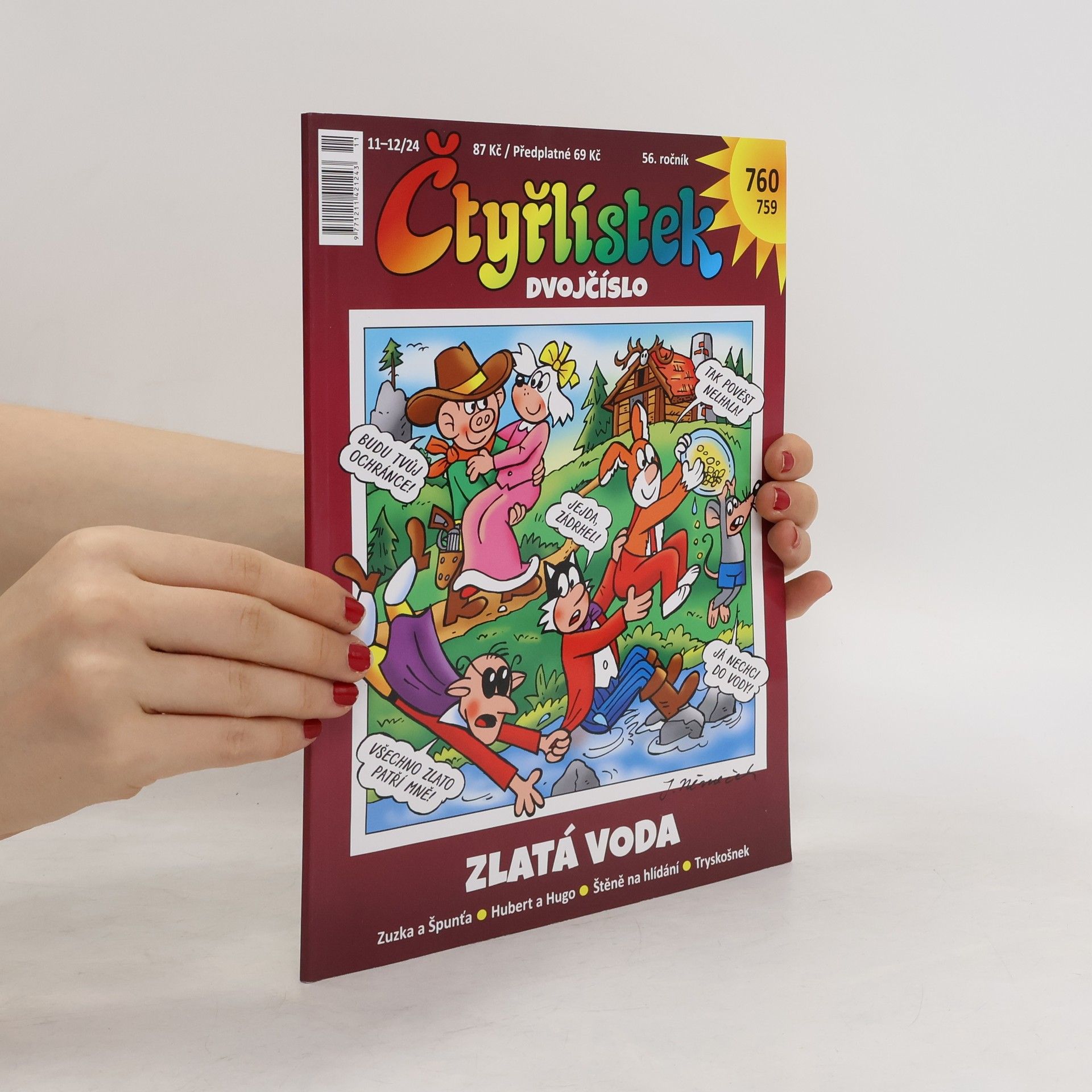 Collectif d'auteurs Čtyřlístek dvojčíslo 759-760, 11-12/2024