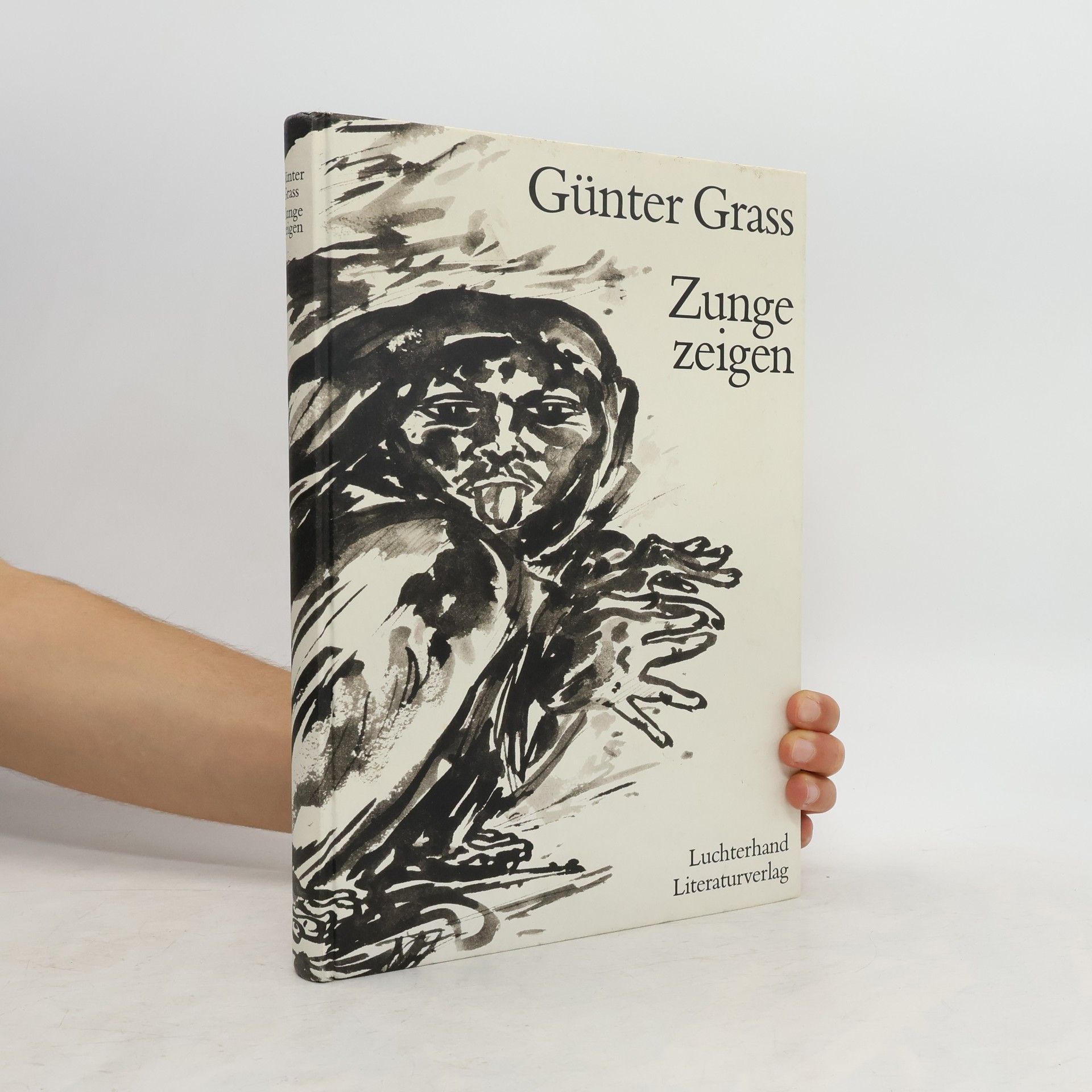 Günter Grass Zunge zeigen