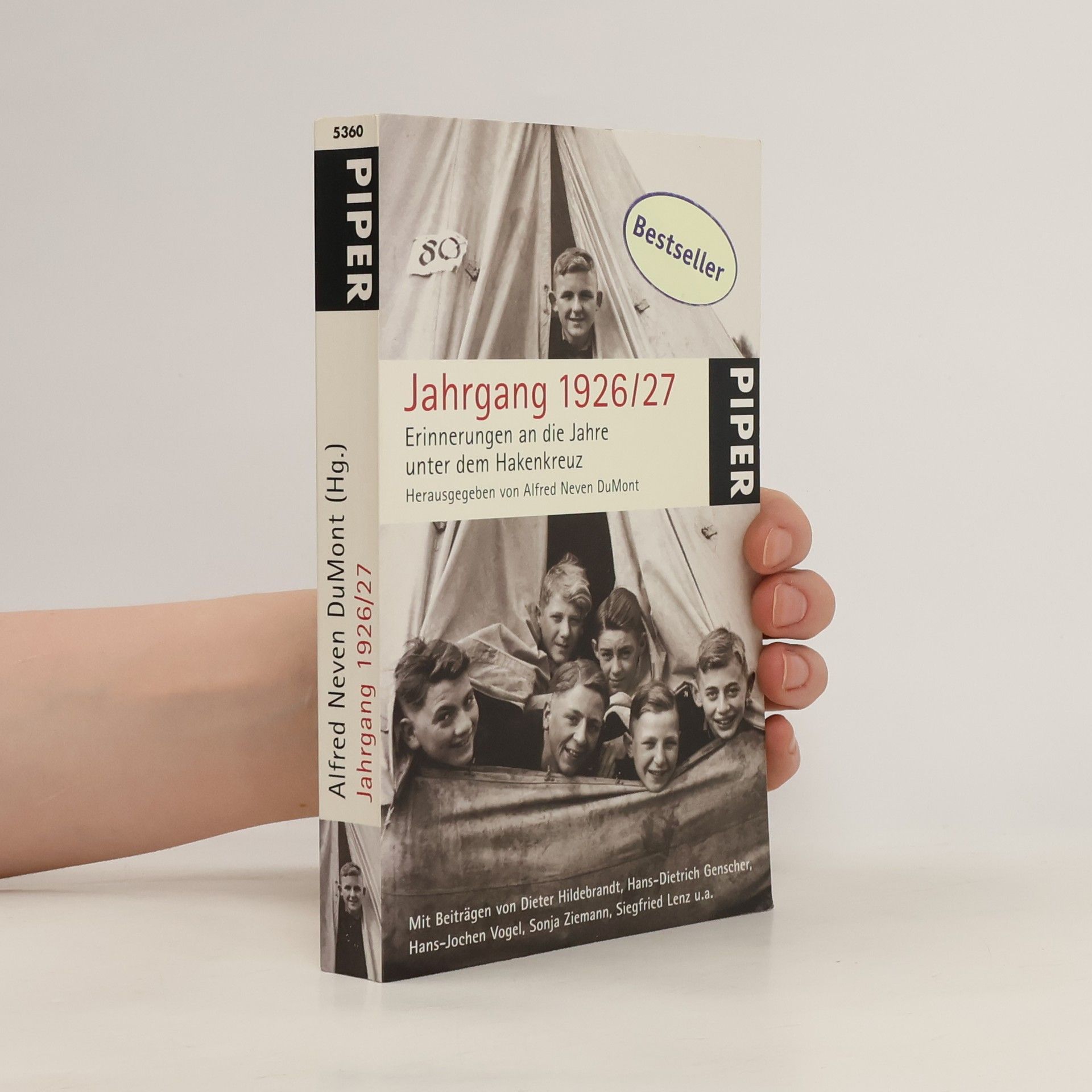 Alfred Neven DuMont Jahrgang 1926/27: Erinnerungen an die Jahre unter dem Hakenkreuz