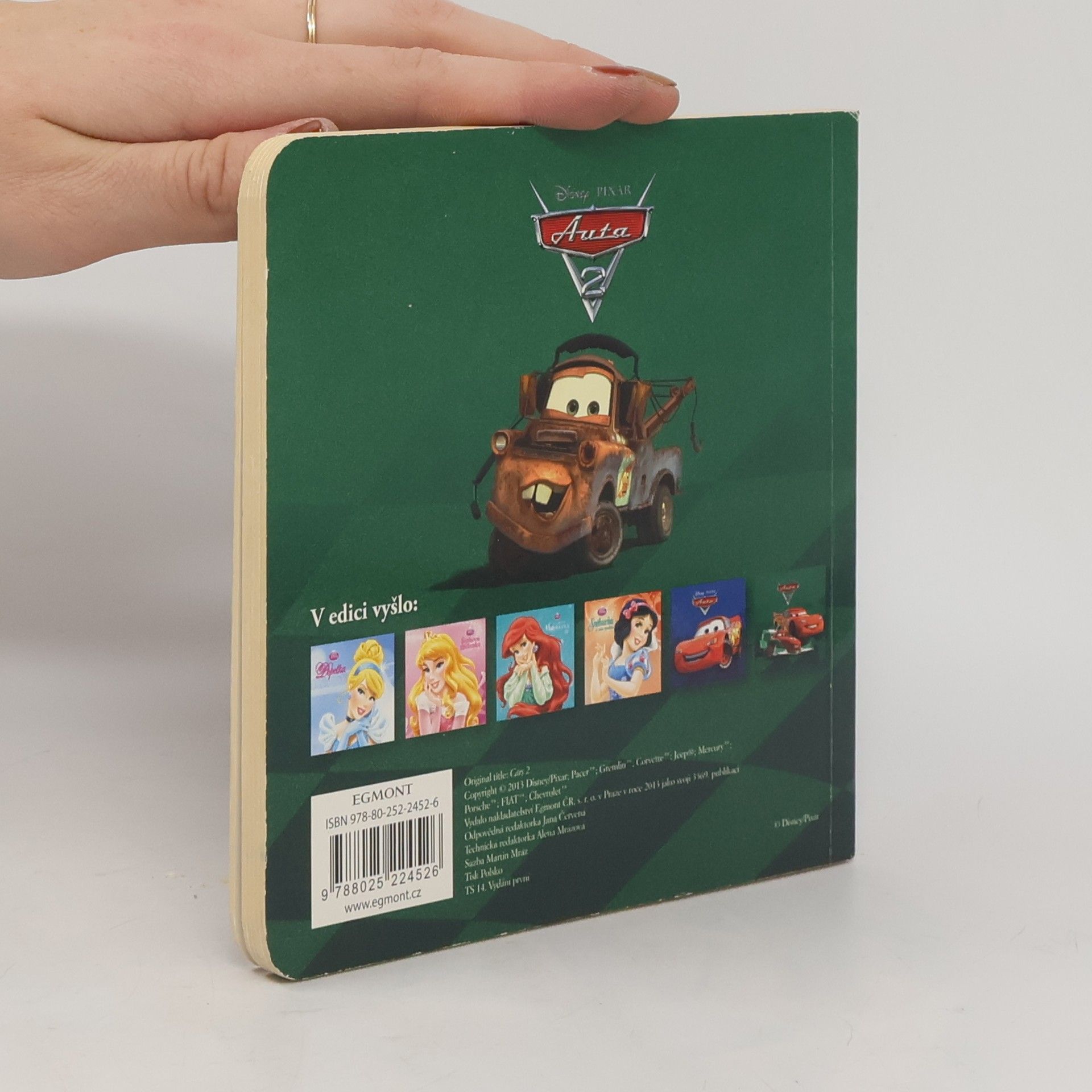 Walt Disney Auta 2 - leporelo