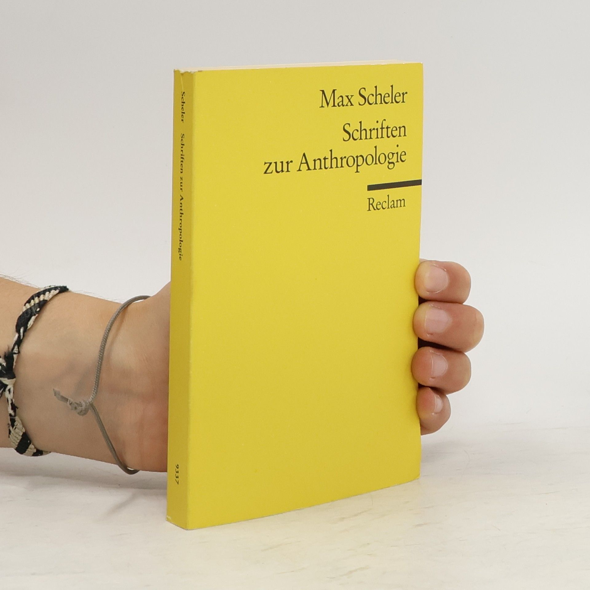 Max Scheler Schriften zur Anthropologie