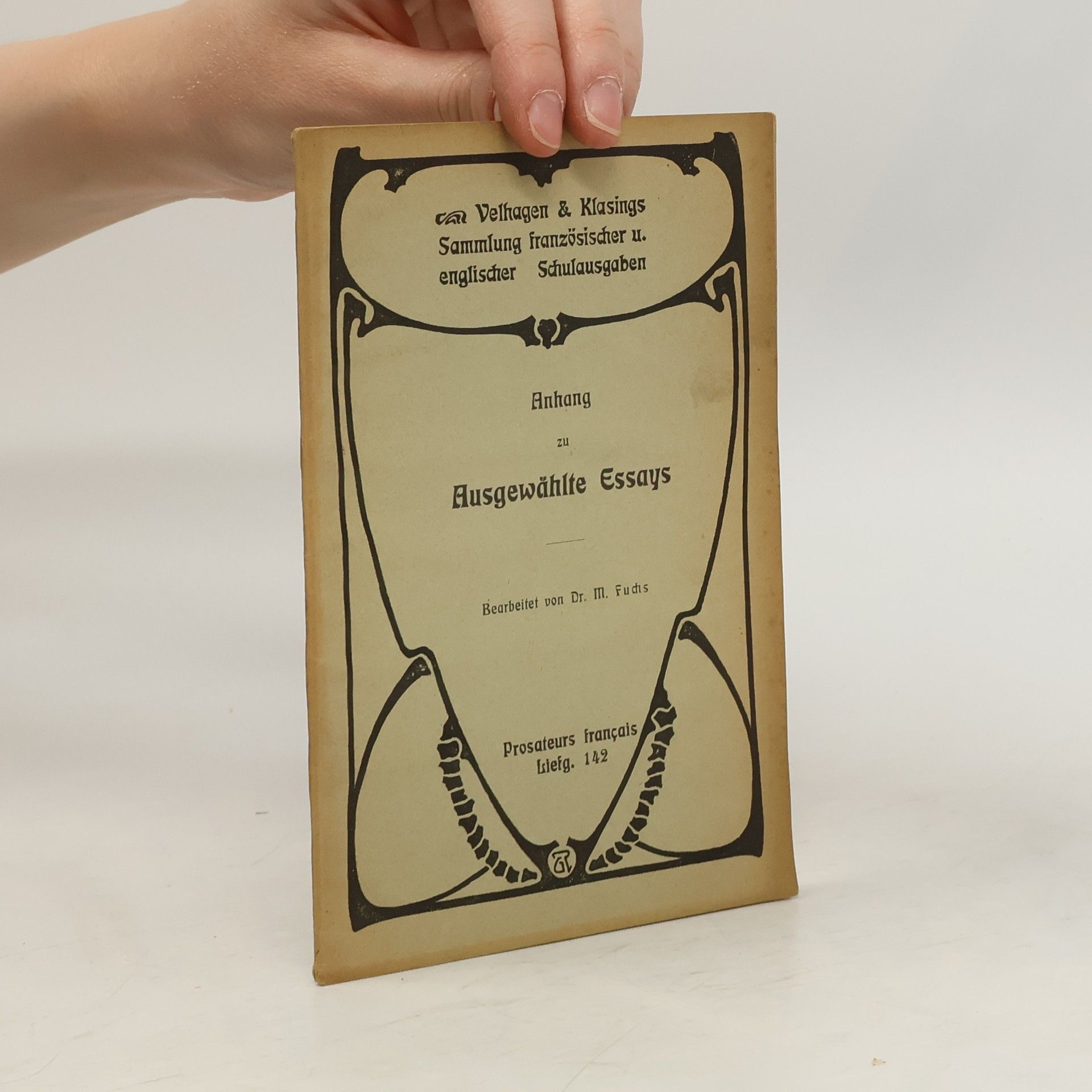 Collectif d'auteurs Anhang zu Ausgewählte Essays