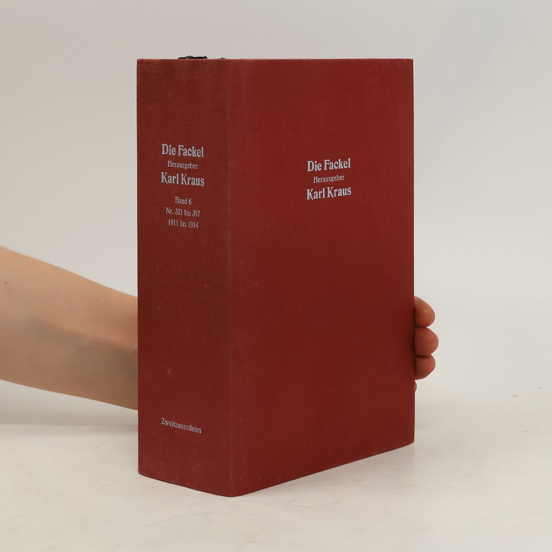 Karl Kraus Die Fackel. Herausberger 6